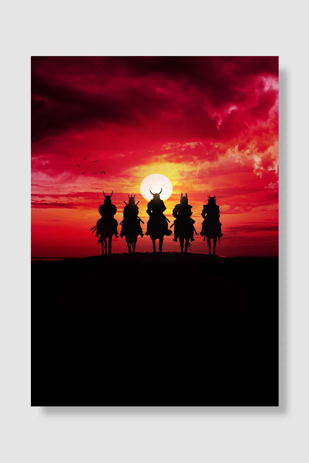 Ran - 乱 Film Poster Çerçevesiz Yüksek Kalite Film Afiş Duvar Poster