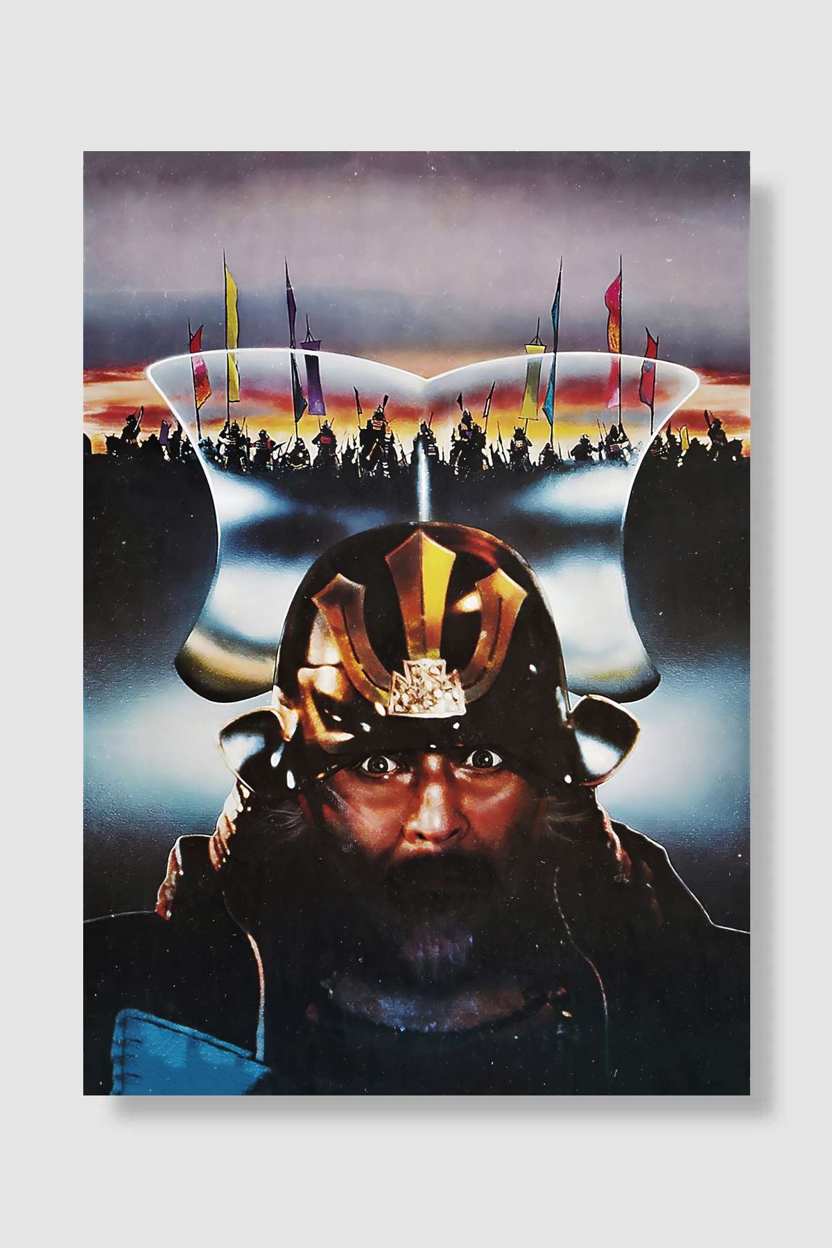 Gölge Savaşçı - 影武者 Film Poster Çerçevesiz Yüksek Kalite Film Afiş Duvar Poster