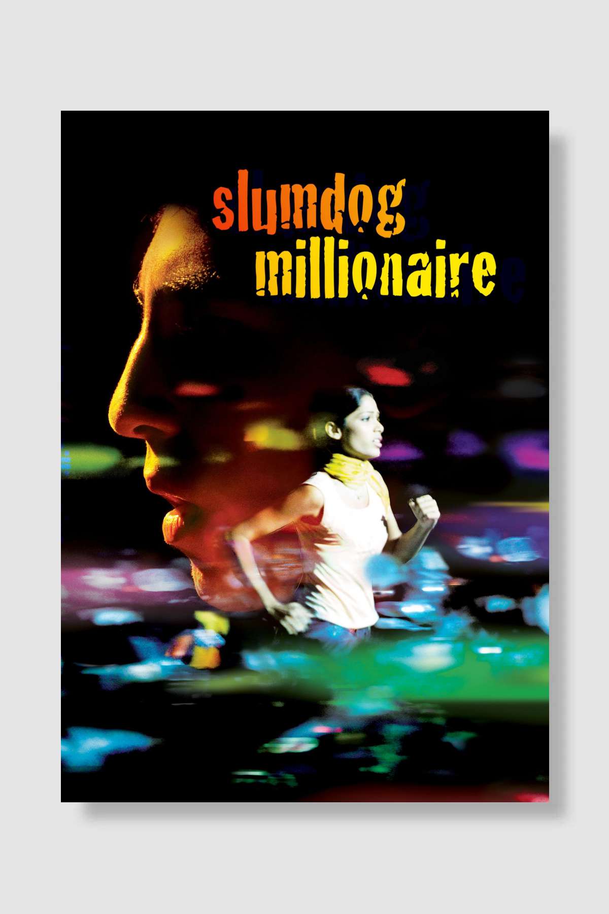 Milyoner - Slumdog Millionaire Film Poster Çerçevesiz Yüksek Kalite Film Afiş Duvar Poster