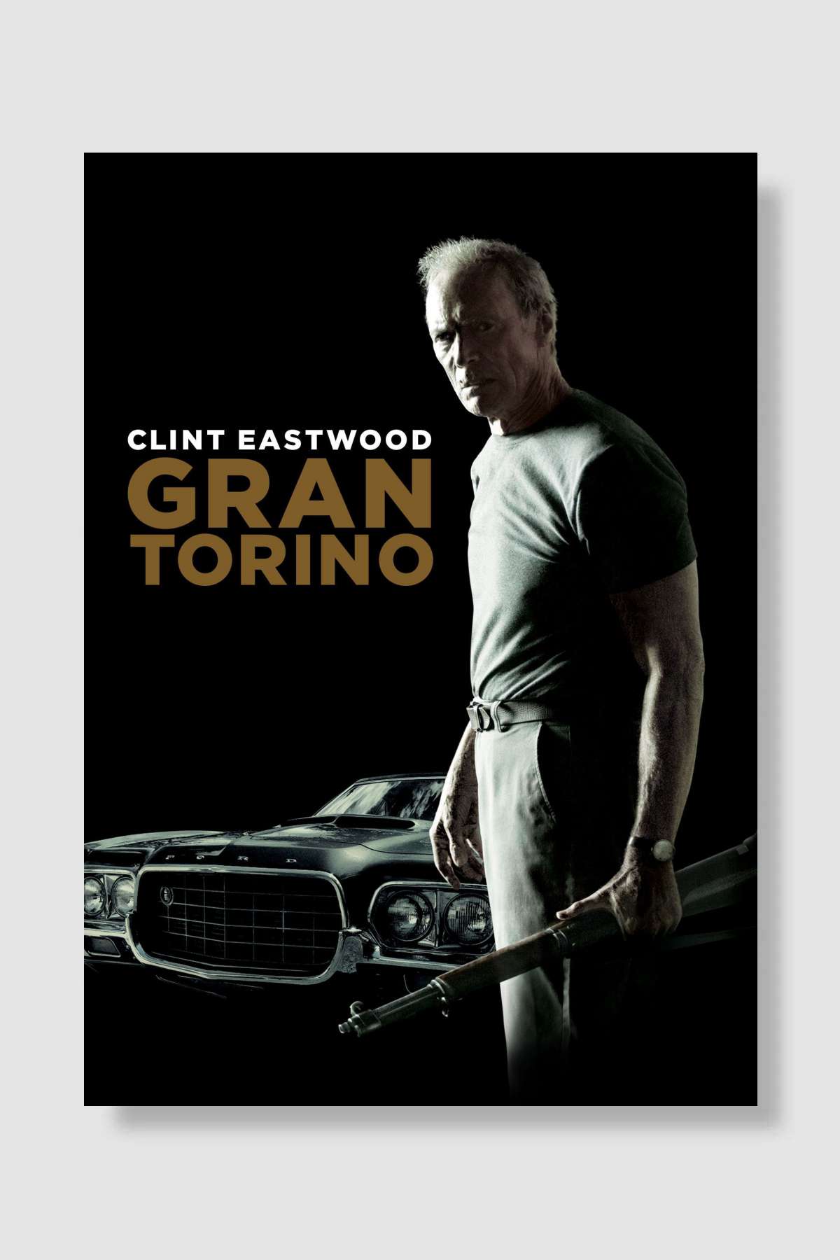 Gran Torino Film Poster Çerçevesiz Yüksek Kalite Film Afiş Duvar Poster - En İyi Fiyatlarla