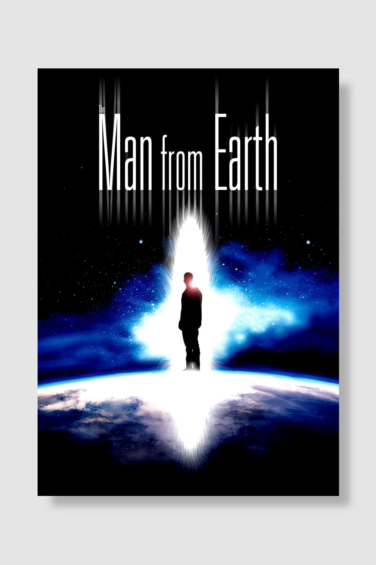 Dünyalı - The Man from Earth Film Poster Çerçevesiz Yüksek Kalite Film Afiş Duvar Poster