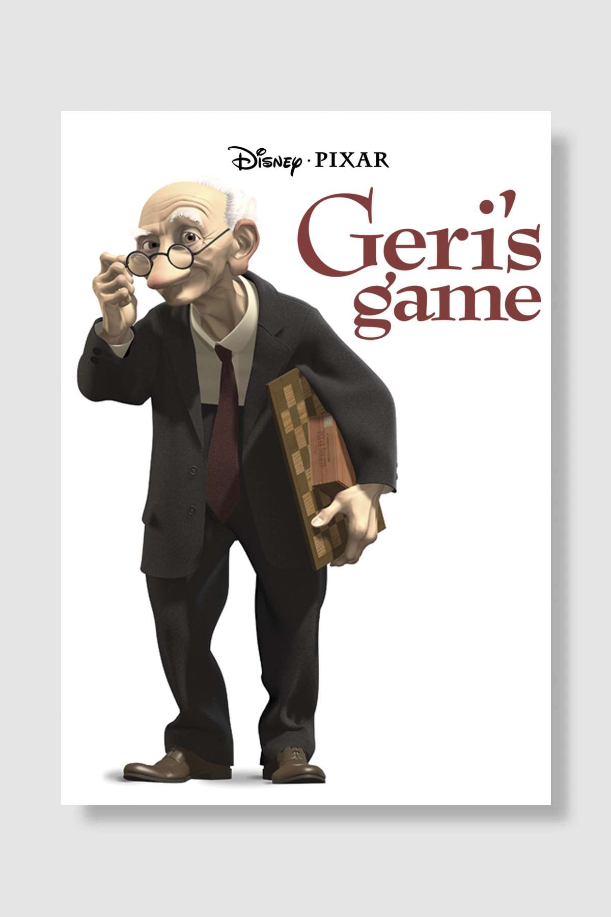 Geri'nin Oyunu - Geri's Game Film Poster Çerçevesiz Yüksek Kalite Film Afiş Duvar Poster