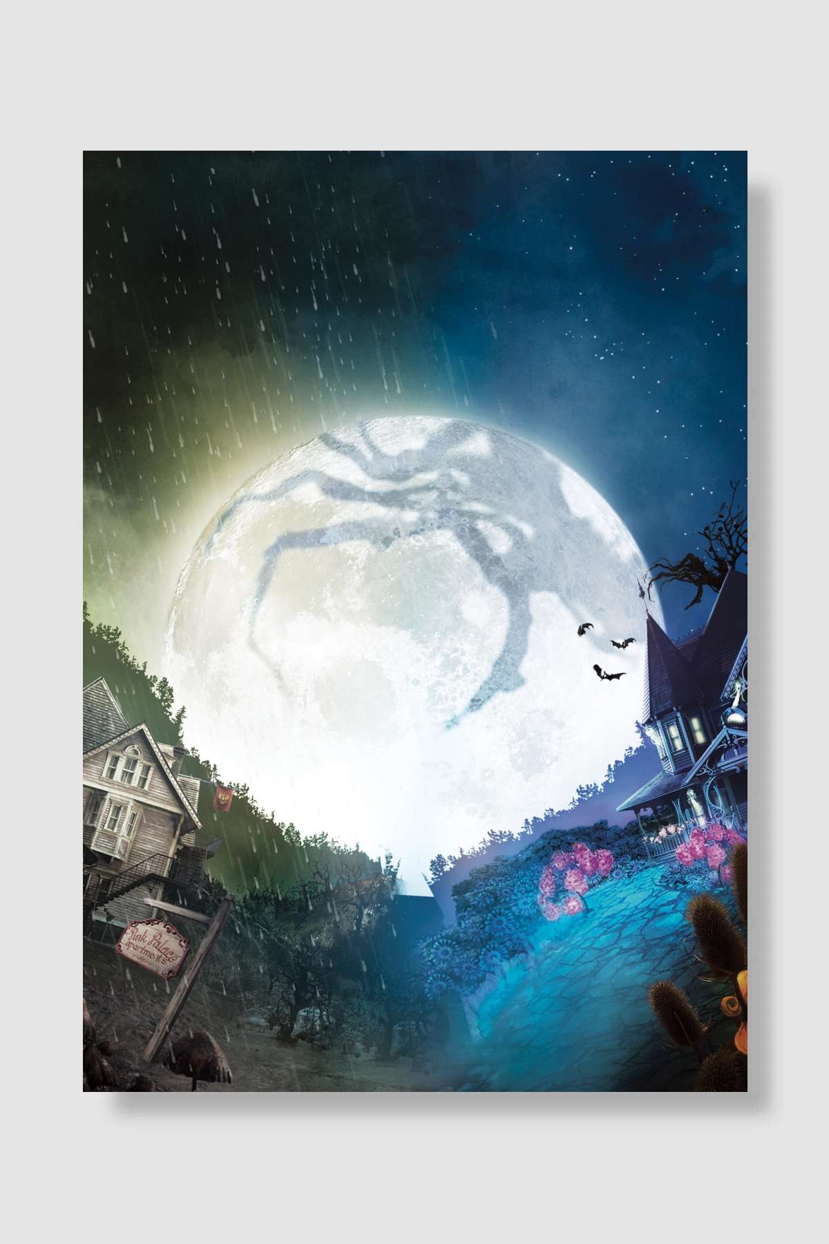 Koralin ve Gizli Dünya - Coraline Film Poster Çerçevesiz Yüksek Kalite Film Afiş Duvar Poster