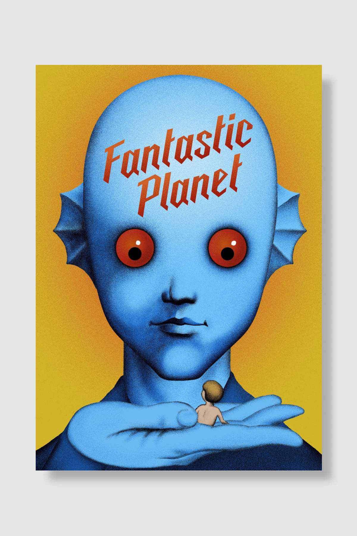 Vahşi Gezegen - La Planète sauvage Film Poster Çerçevesiz Yüksek Kalite Film Afiş Duvar Poster