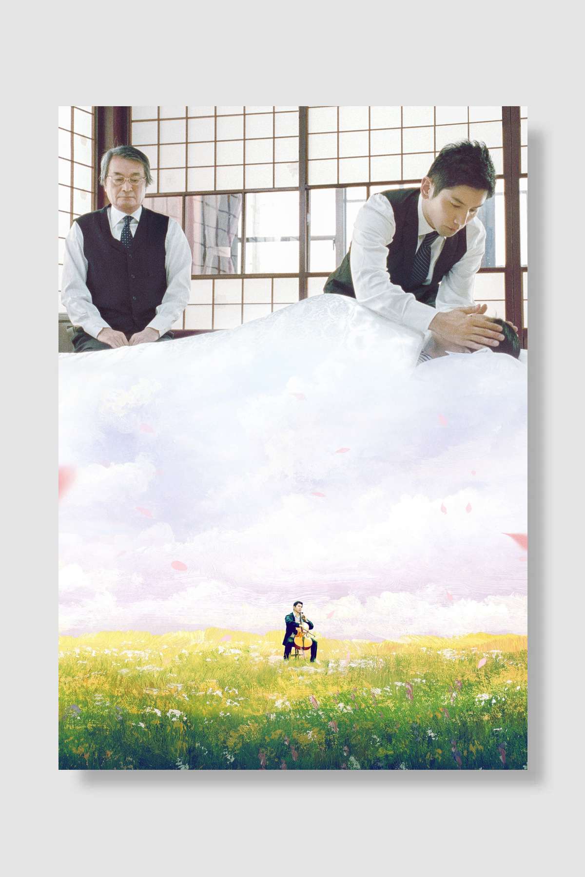 Son Veda - おくりびと Film Poster Çerçevesiz Yüksek Kalite Film Afiş Duvar Poster