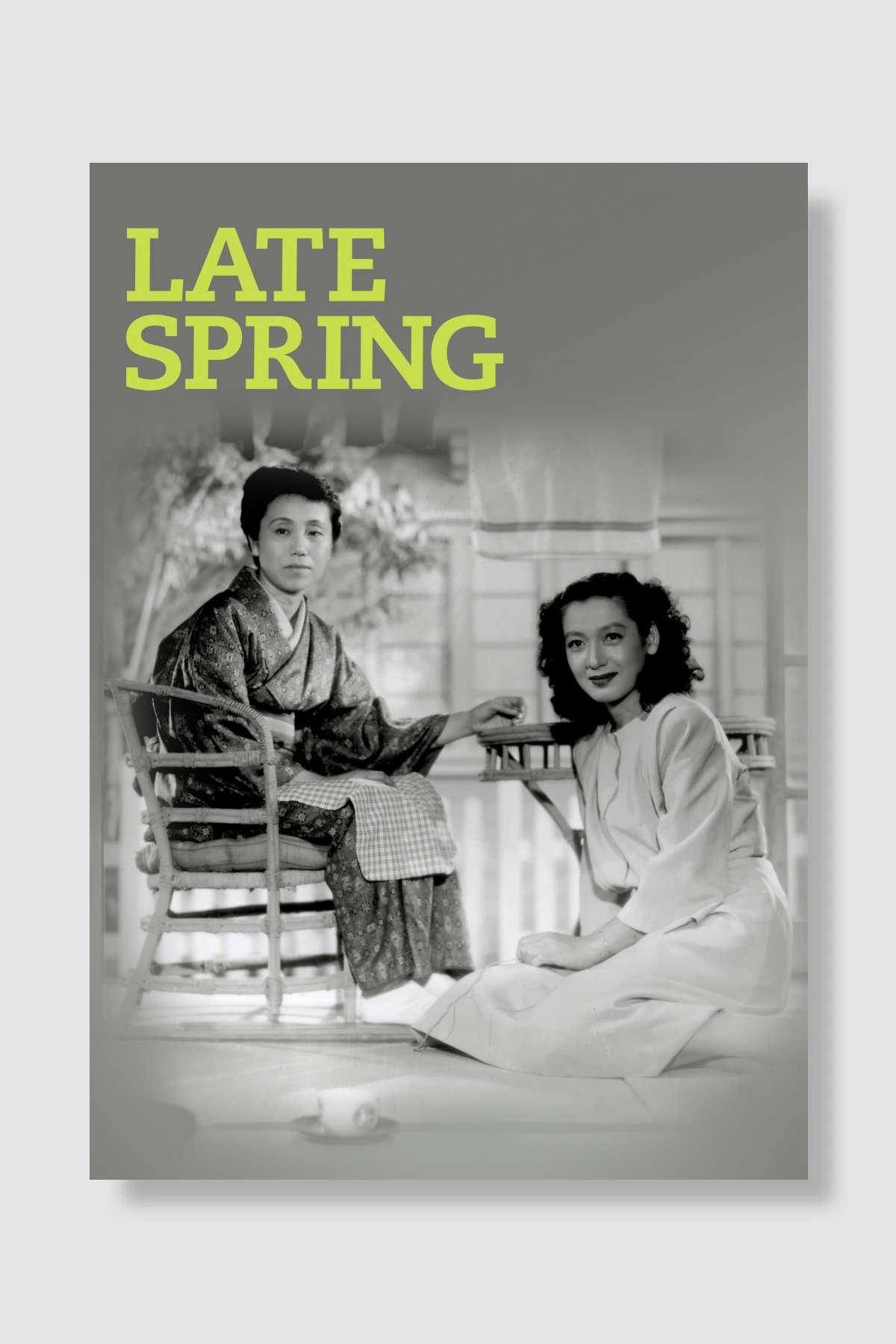 Geç Gelen Bahar - 晩春 Film Poster Çerçevesiz Yüksek Kalite Film Afiş Duvar Poster