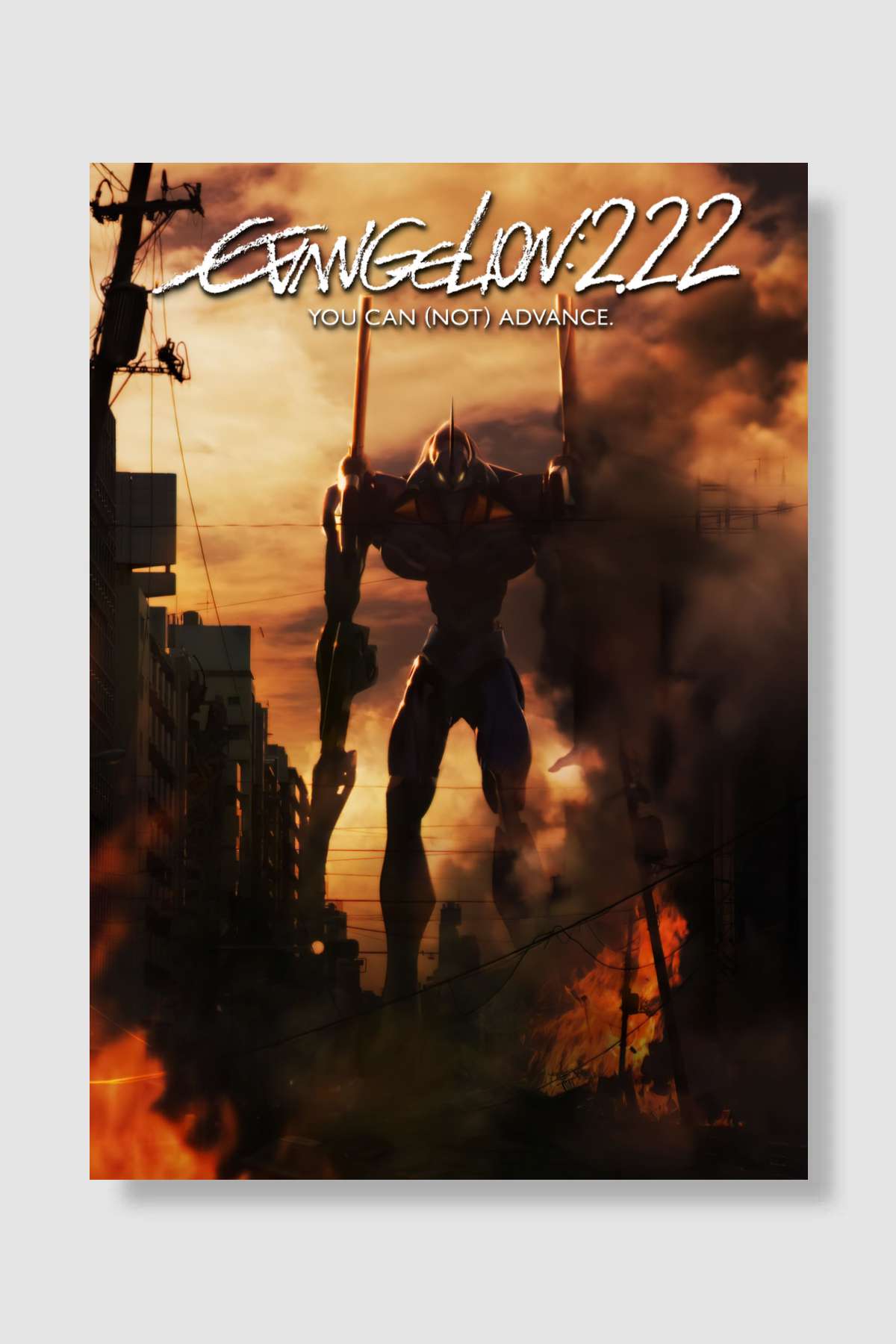 ヱヴァンゲリヲン新劇場版：破 Film Poster Çerçevesiz Yüksek Kalite Film Afiş Duvar Poster