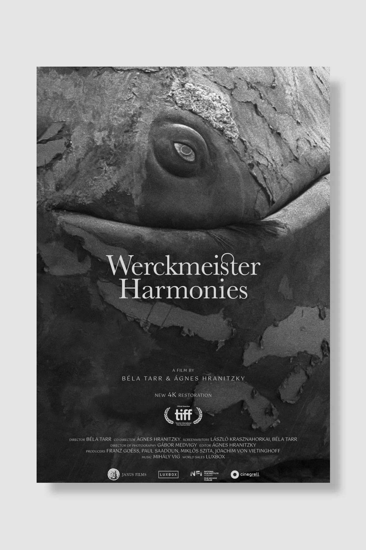 Werckmeister harmóniák Film Poster Çerçevesiz Yüksek Kalite Film Afiş Duvar Poster