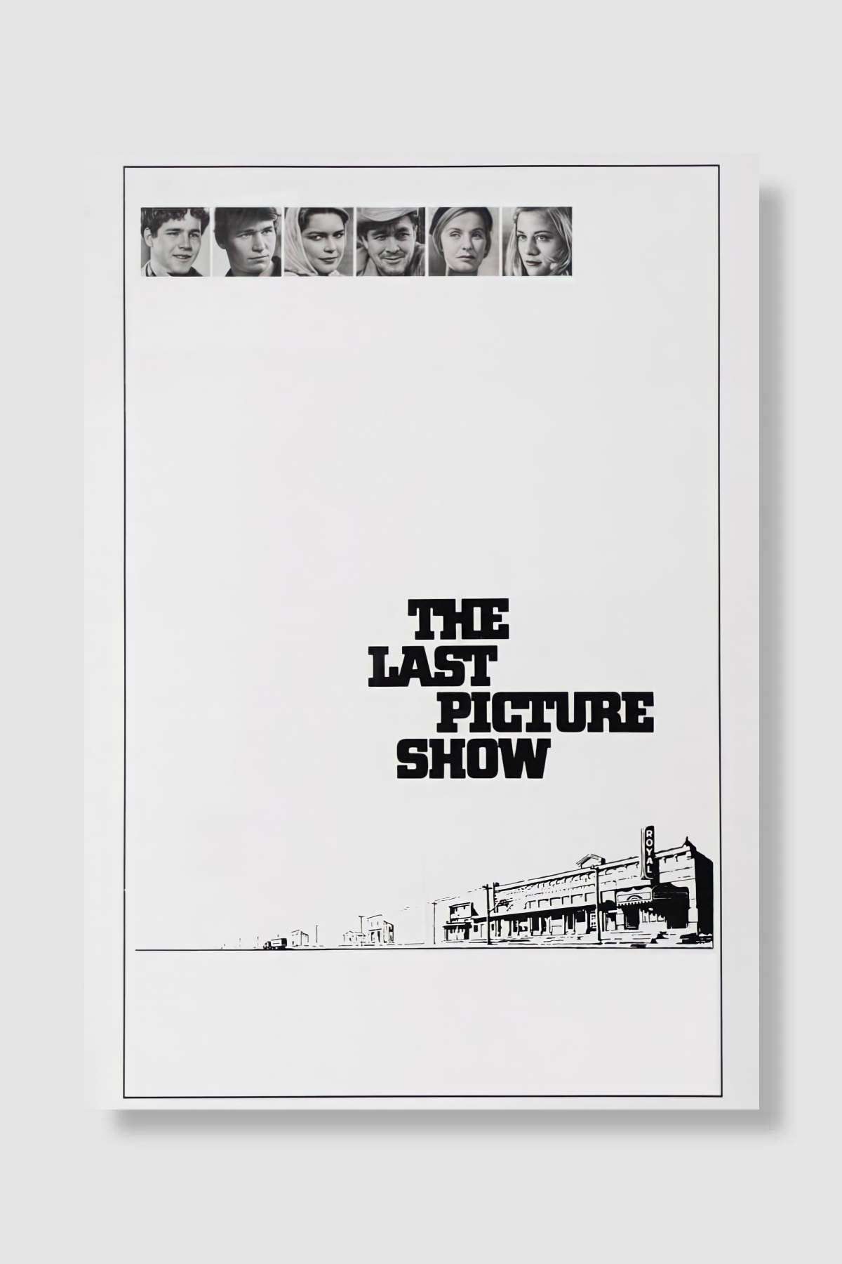 Son Gösteri - The Last Picture Show Film Poster Çerçevesiz Yüksek Kalite Film Afiş Duvar Poster