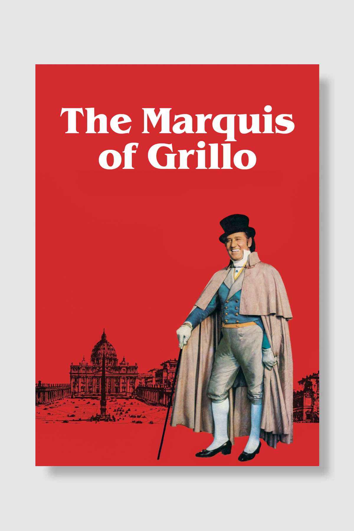 Il marchese del Grillo Film Poster Çerçevesiz Yüksek Kalite Film Afiş Duvar Poster