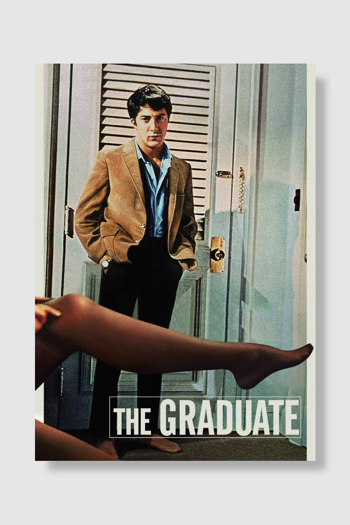 Aşk Mevsimi - The Graduate Film Poster Çerçevesiz Yüksek Kalite Film Afiş Duvar Poster