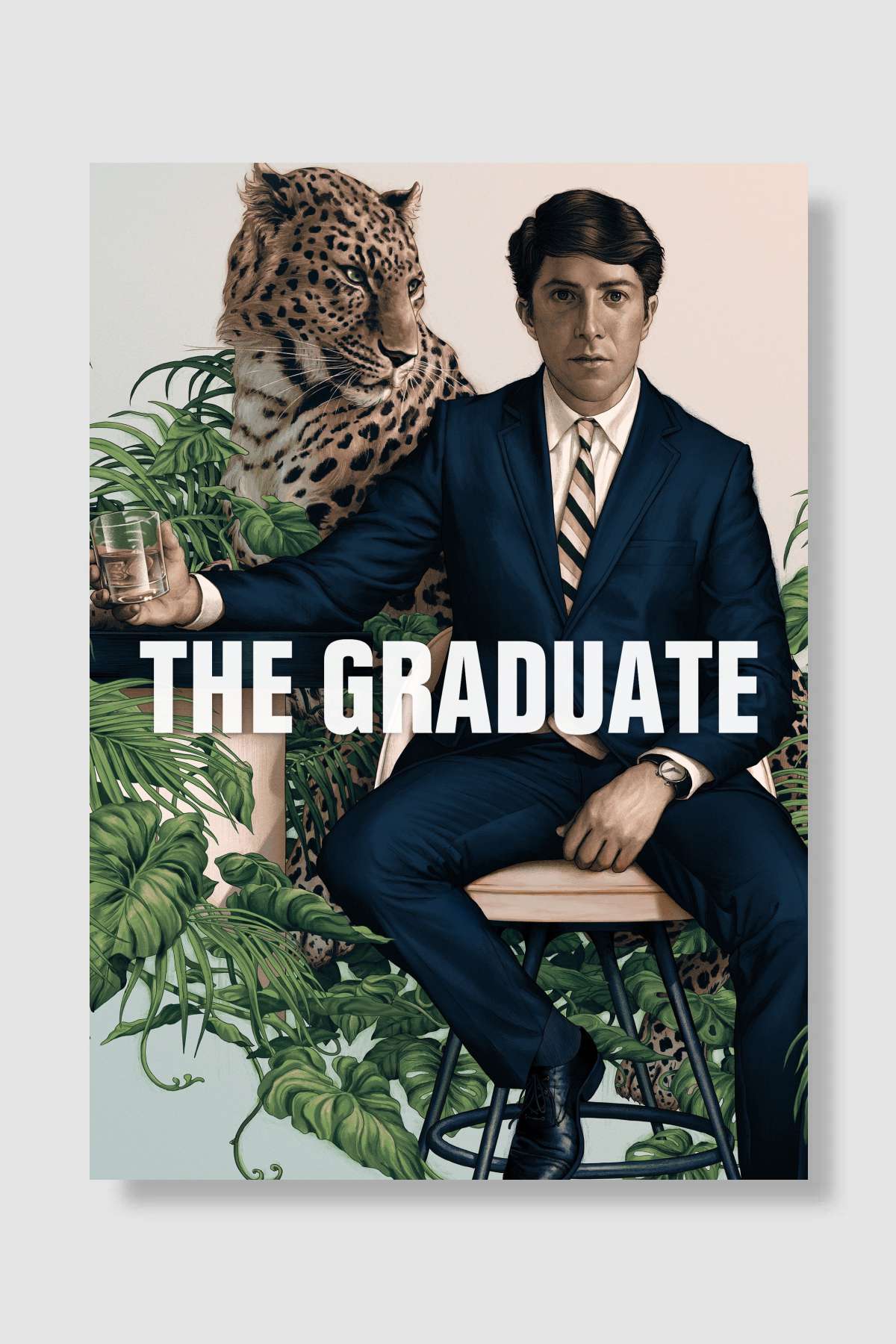 Aşk Mevsimi - The Graduate Film Poster Çerçevesiz Yüksek Kalite Film Afiş Duvar Poster