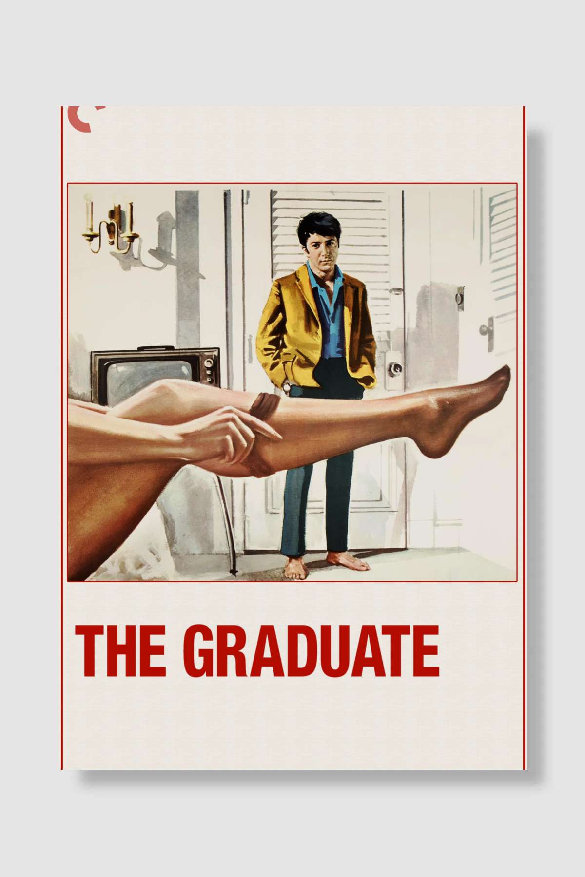 Aşk Mevsimi - The Graduate Film Poster Çerçevesiz Yüksek Kalite Film Afiş Duvar Poster