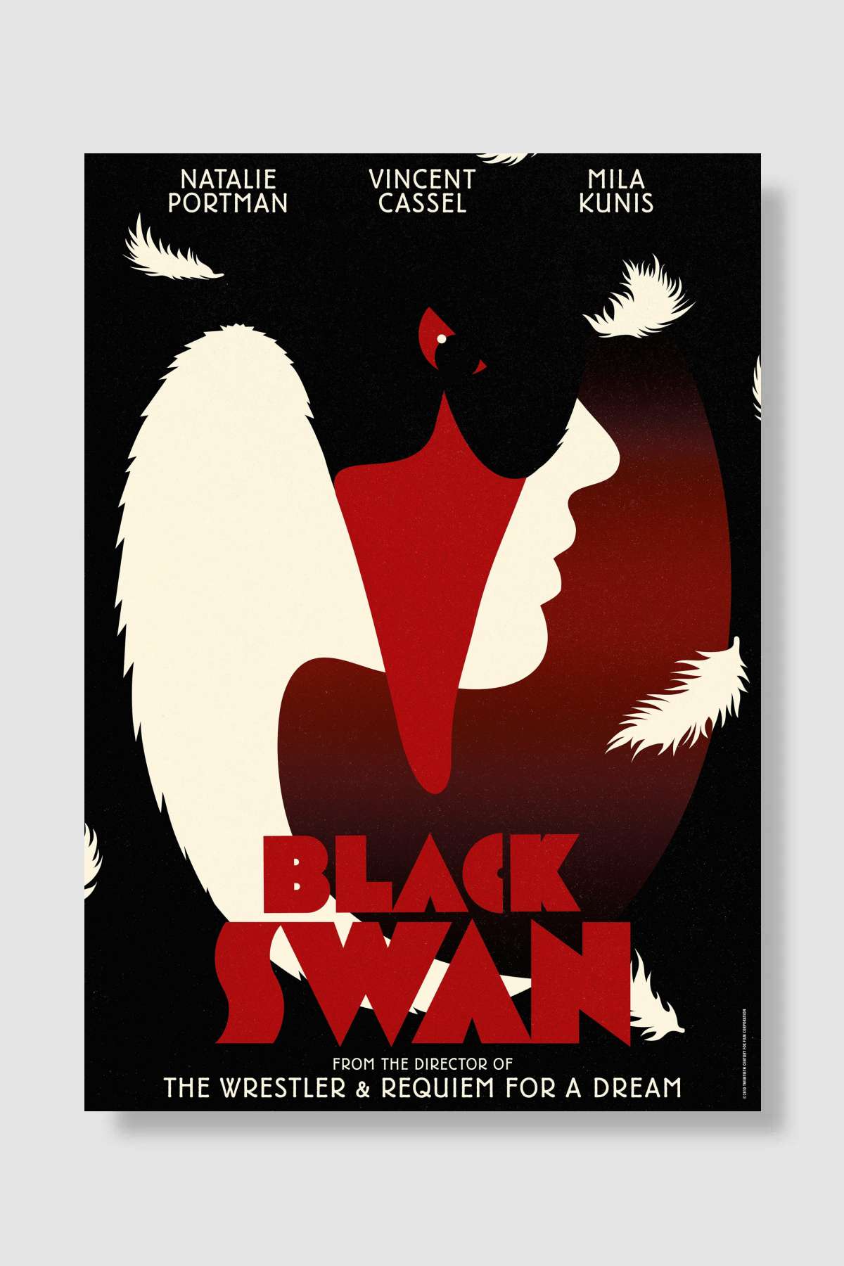 Siyah Kuğu - Black Swan Film Poster Çerçevesiz Yüksek Kalite Film Afiş Duvar Poster