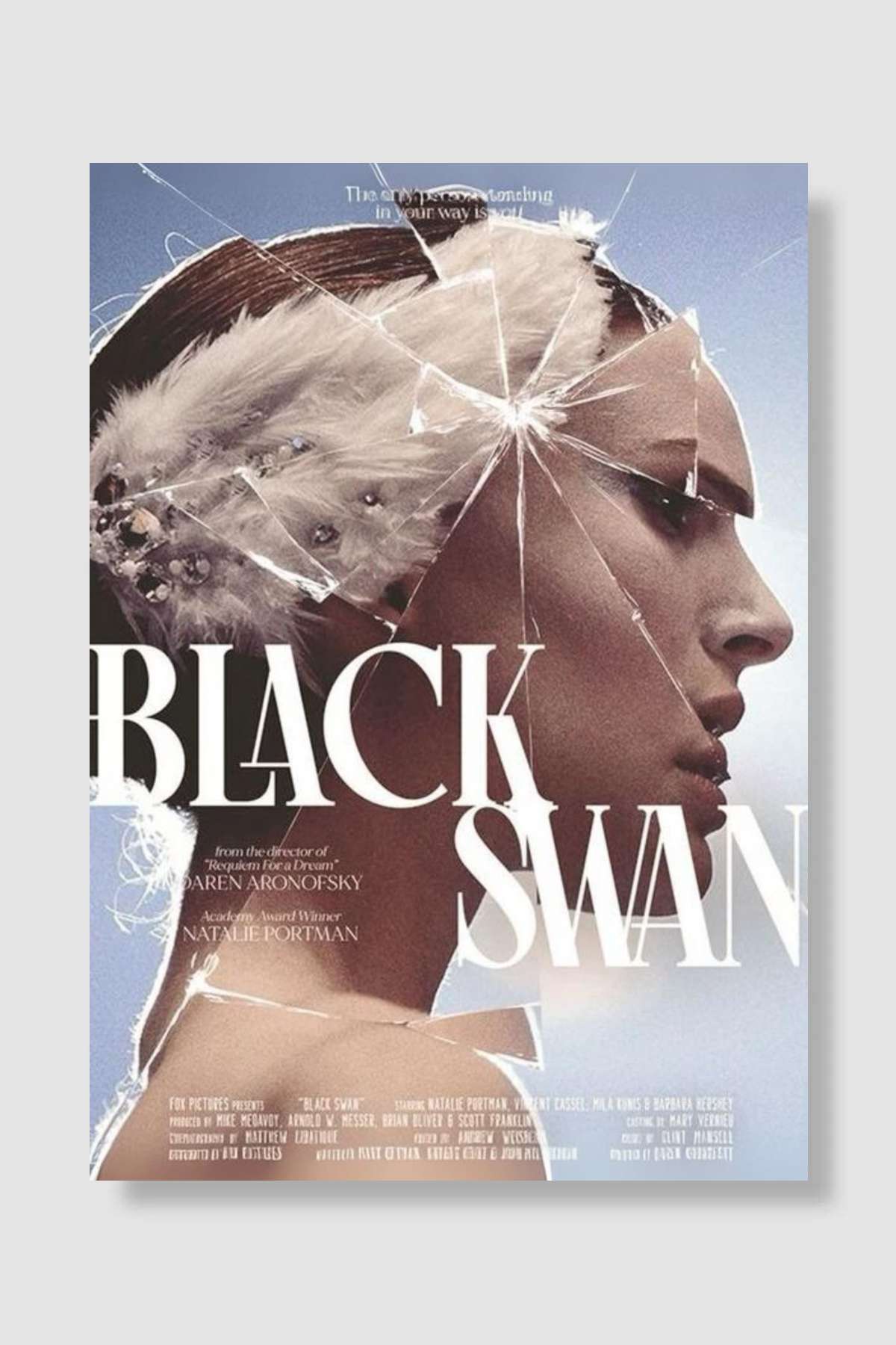 Siyah Kuğu - Black Swan Film Poster Çerçevesiz Yüksek Kalite Film Afiş Duvar Poster