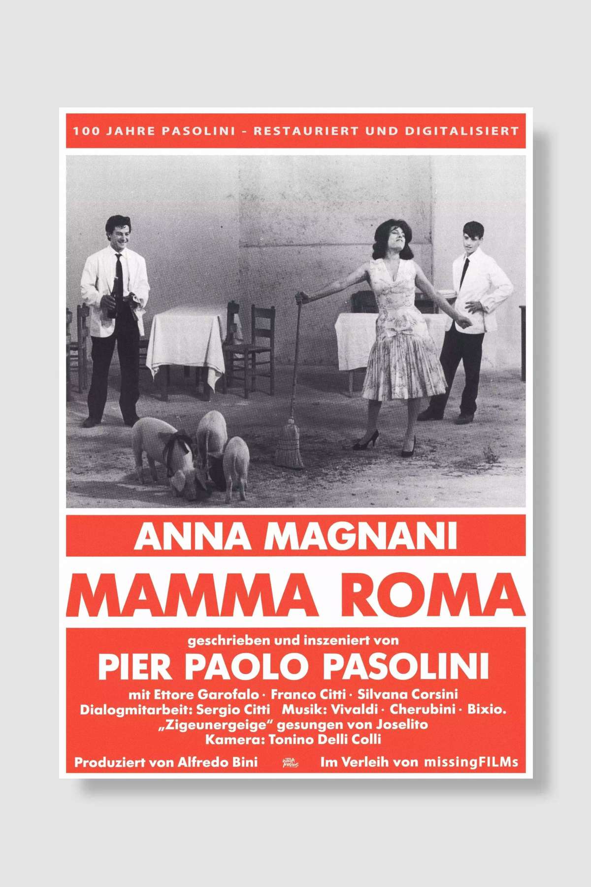 Mamma Roma Film Poster Çerçevesiz Yüksek Kalite Film Afiş Duvar Poster