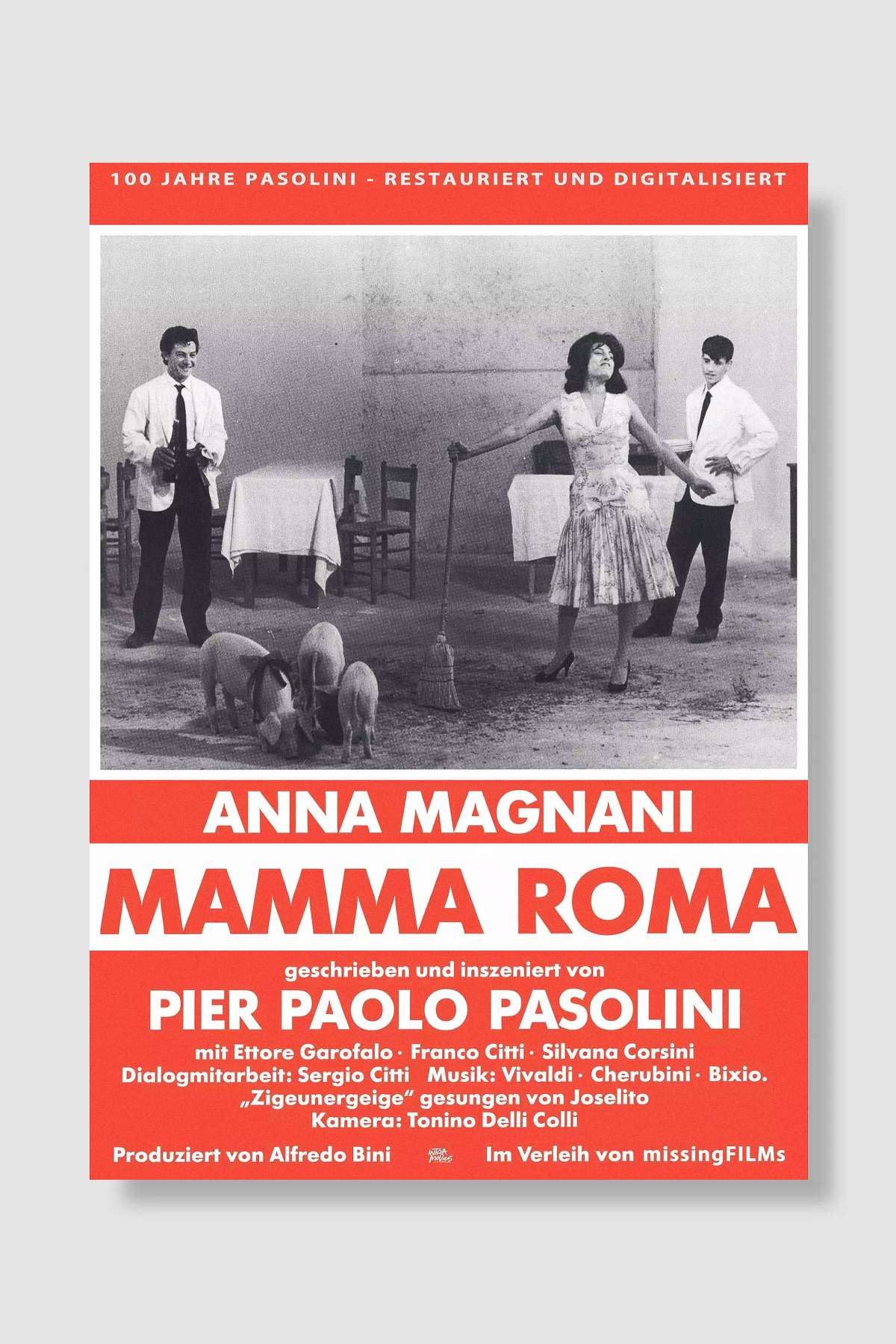 Mamma Roma Film Poster Çerçevesiz Yüksek Kalite Film Afiş Duvar Poster