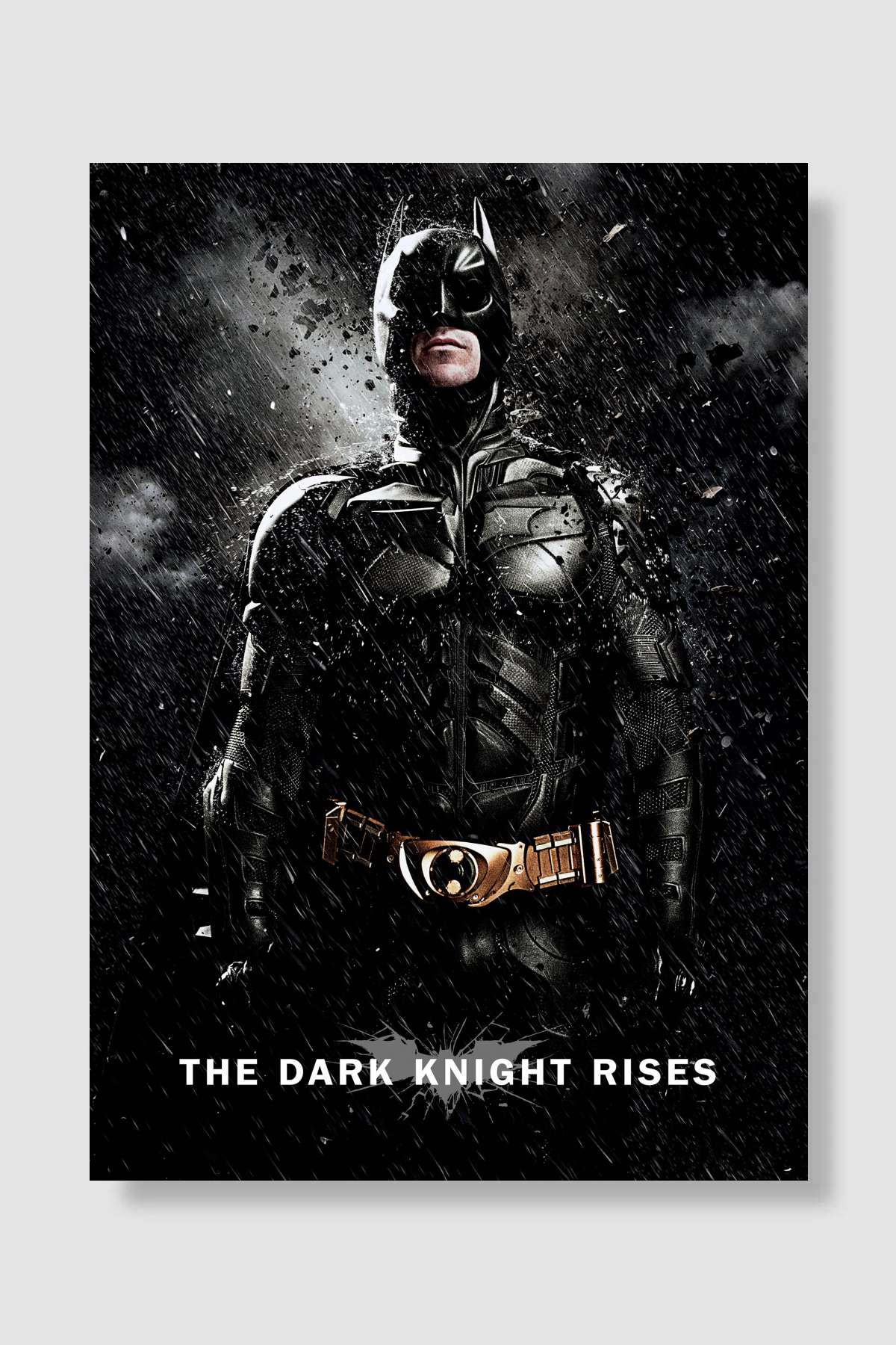 Kara Şövalye Yükseliyor - The Dark Knight Rises Film Poster Çerçevesiz Yüksek Kalite Film Afiş Duvar Poster