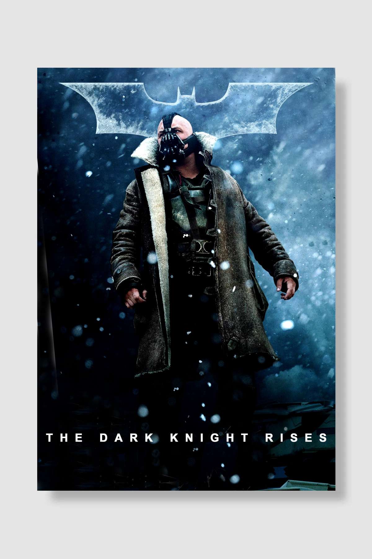 Kara Şövalye Yükseliyor - The Dark Knight Rises Film Poster Çerçevesiz Yüksek Kalite Film Afiş Duvar Poster