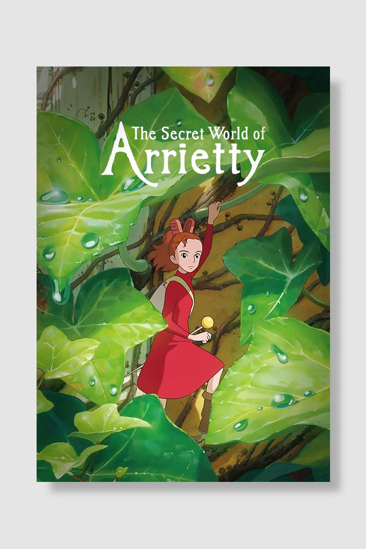 Aşırıcılar - 借りぐらしのアリエッティ Film Poster Çerçevesiz Yüksek Kalite Film Afiş Duvar Poster