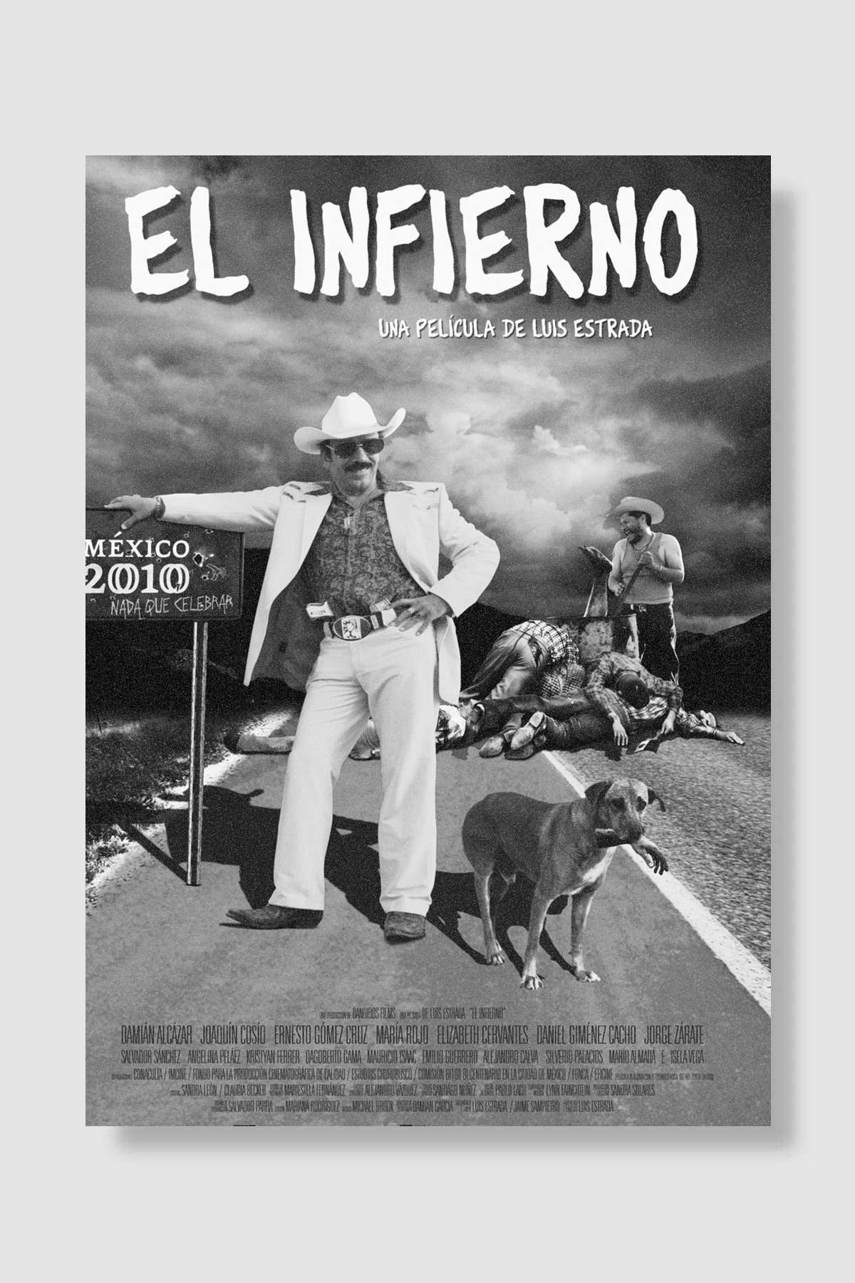 El Infierno Film Poster Çerçevesiz Yüksek Kalite Film Afiş Duvar Poster