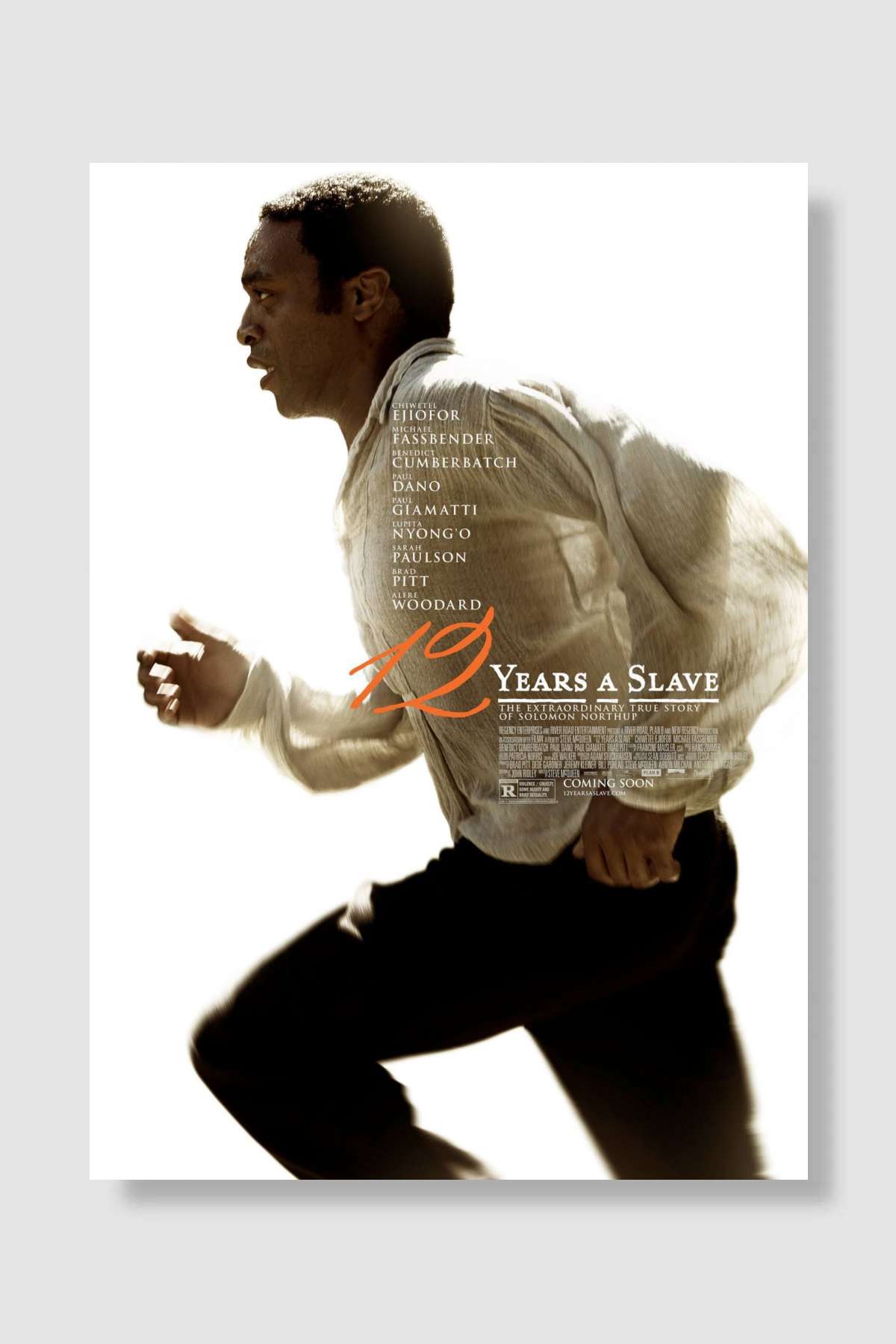 12 Yıllık Esaret - 12 Years a Slave Film Poster Çerçevesiz Yüksek Kalite Film Afiş Duvar Poster