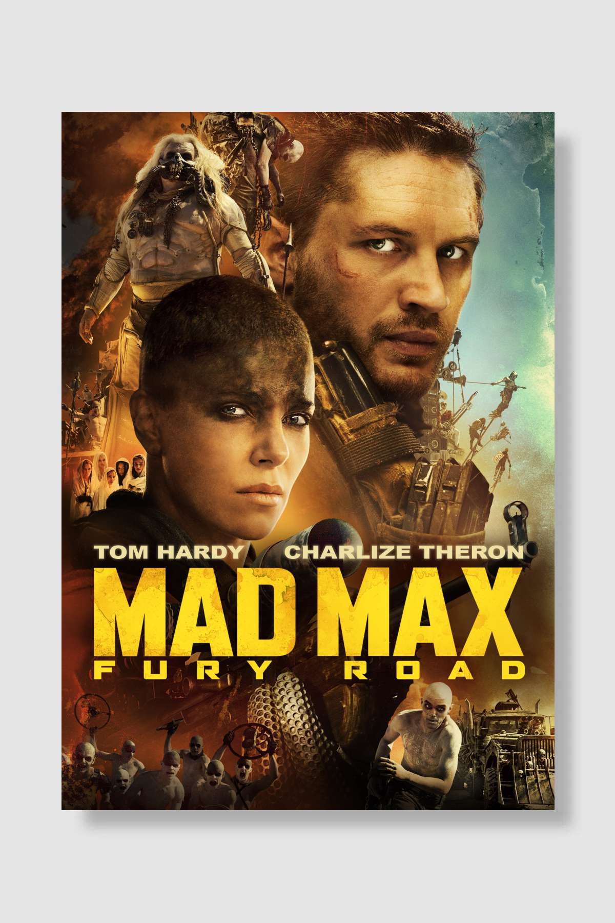 Mad Max: Fury Road Film Poster Çerçevesiz Yüksek Kalite Film Afiş Duvar Poster