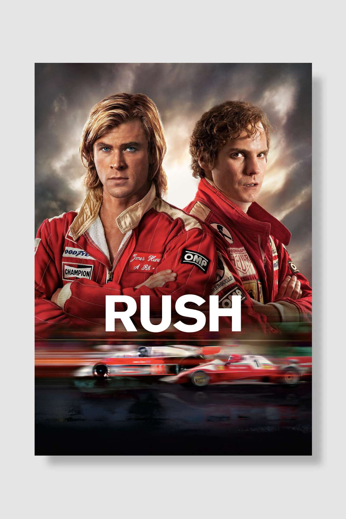 Zafere Hücum - Rush Film Poster Çerçevesiz Yüksek Kalite Film Afiş Duvar Poster