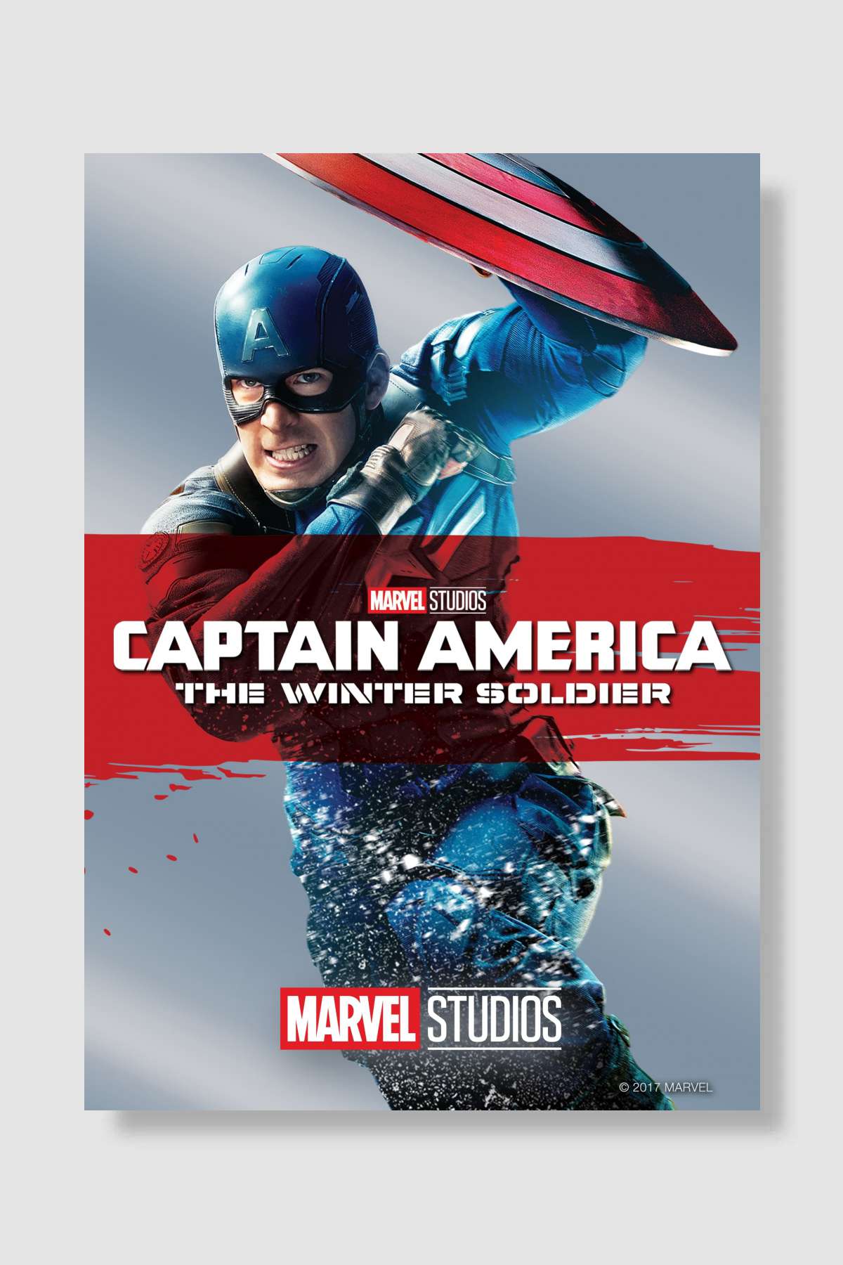 Kaptan Amerika: Kış Askeri - Captain America: The Winter Soldier Film Poster Çerçevesiz Yüksek Kalite Film Afiş Duvar Poster