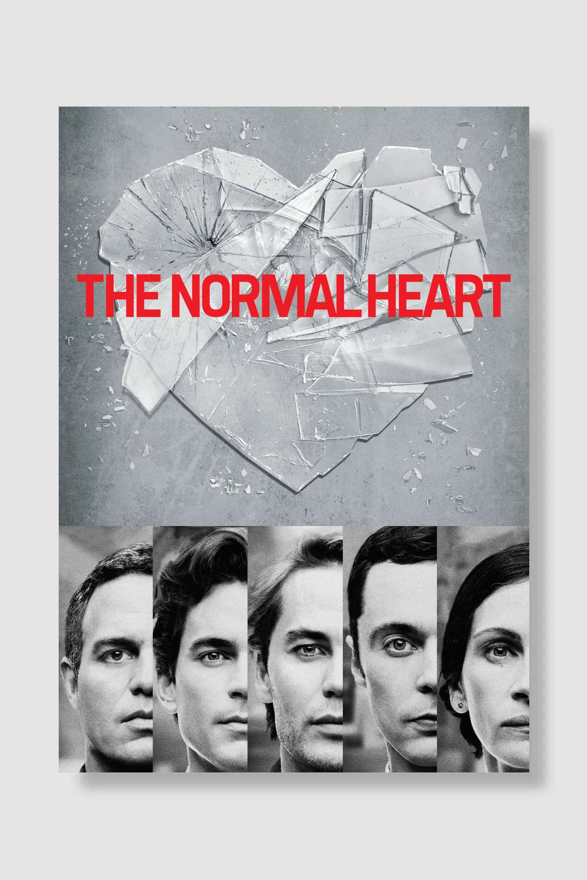 Kalbin Direnişi - The Normal Heart Film Poster Çerçevesiz Yüksek Kalite Film Afiş Duvar Poster