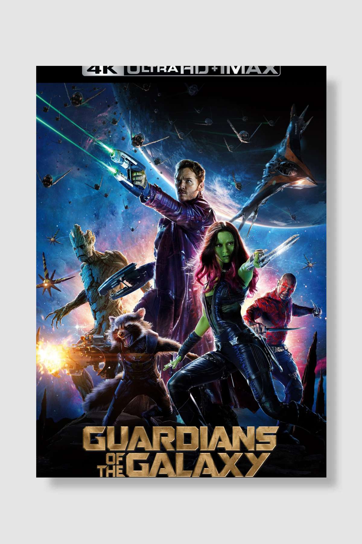 Galaksinin Koruyucuları - Guardians of the Galaxy Film Poster Çerçevesiz Yüksek Kalite Film Afiş Duvar Poster