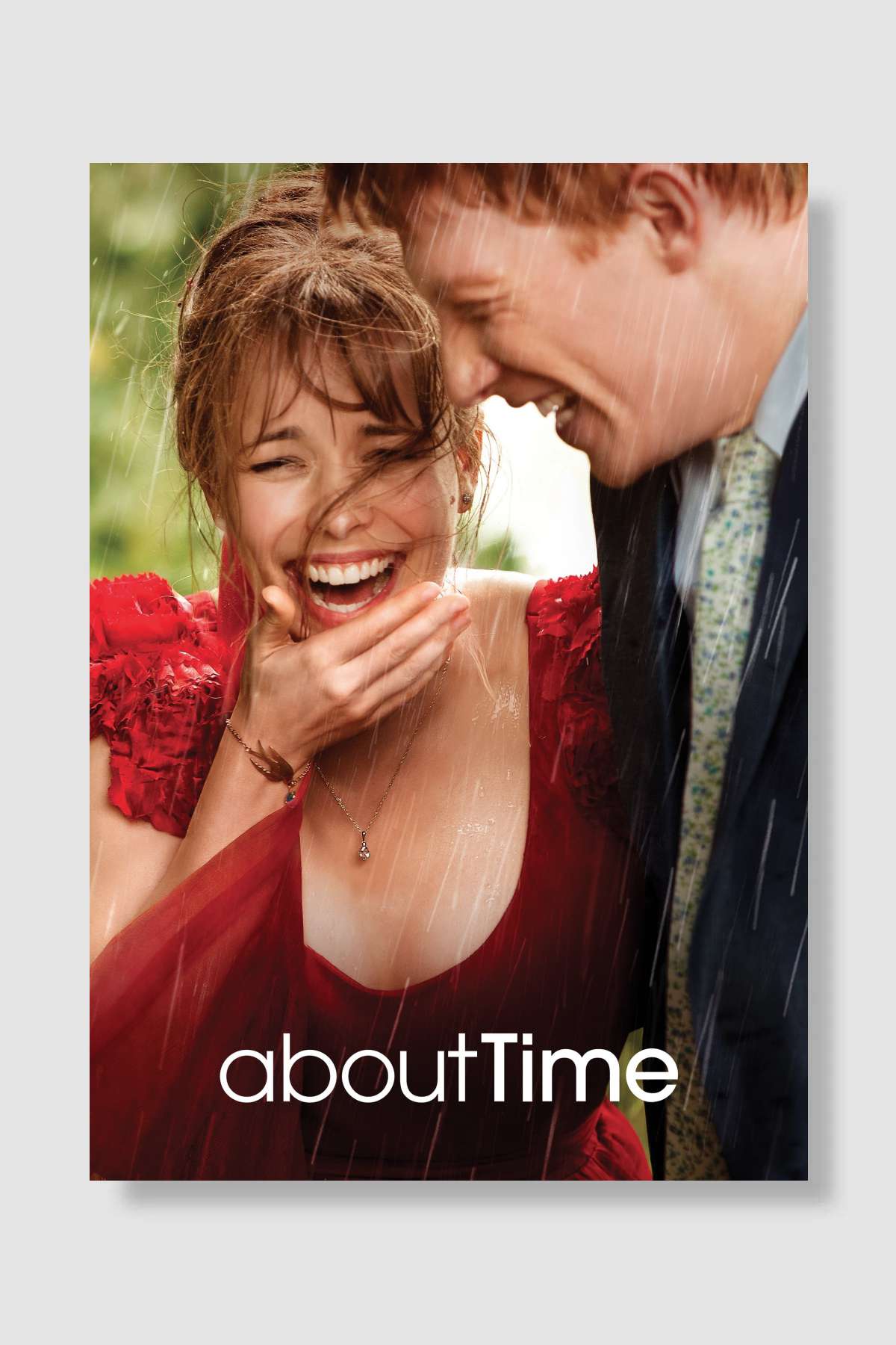 Zamanda Aşk - About Time Film Poster Çerçevesiz Yüksek Kalite Film Afiş Duvar Poster