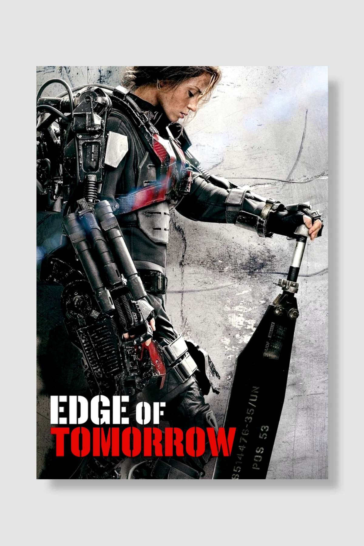 Yarının Sınırında - Edge of Tomorrow Film Poster Çerçevesiz Yüksek Kalite Film Afiş Duvar Poster