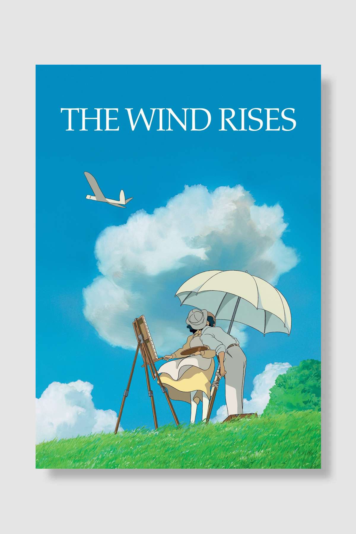 Rüzgar Yükseliyor - 風立ちぬ Film Poster Çerçevesiz Yüksek Kalite Film Afiş Duvar Poster