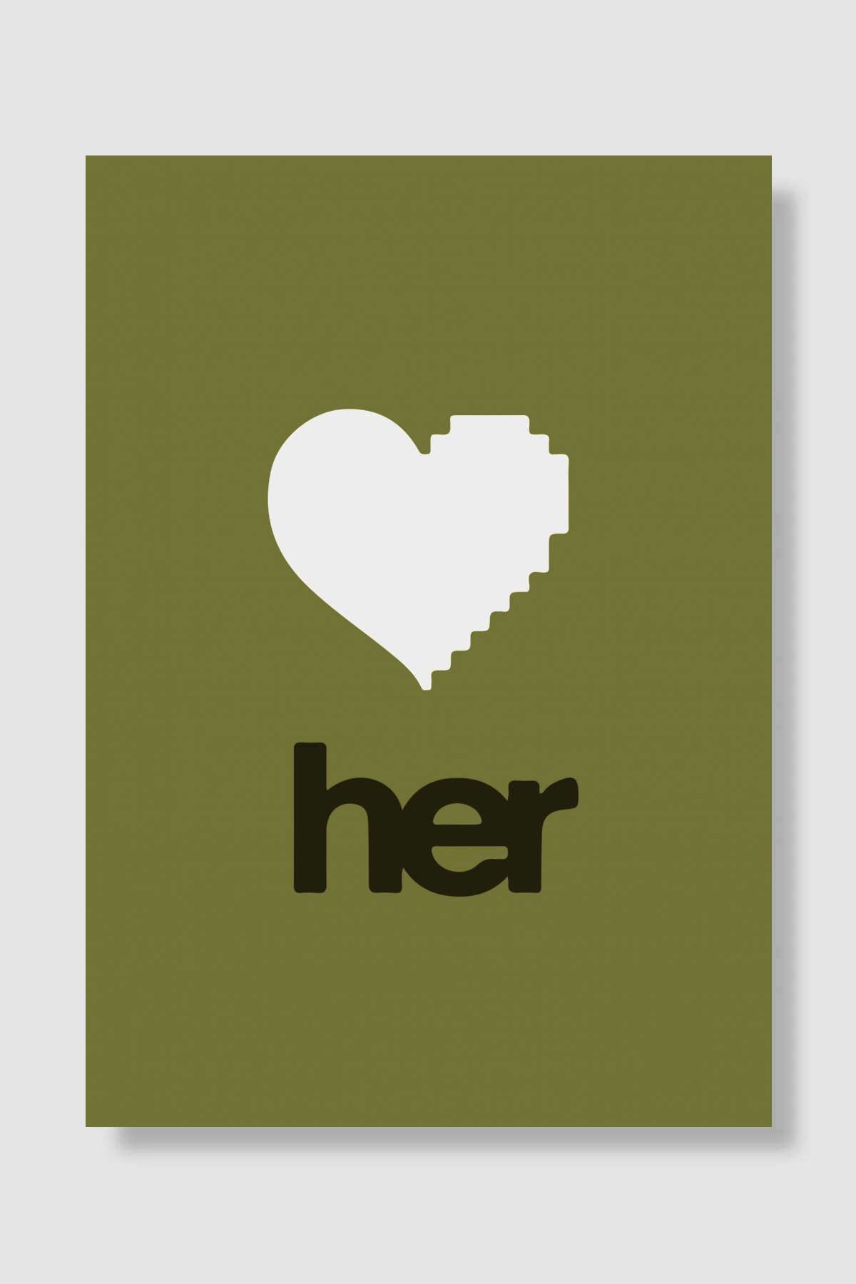 Aşk - Her Film Poster Çerçevesiz Yüksek Kalite Film Afiş Duvar Poster