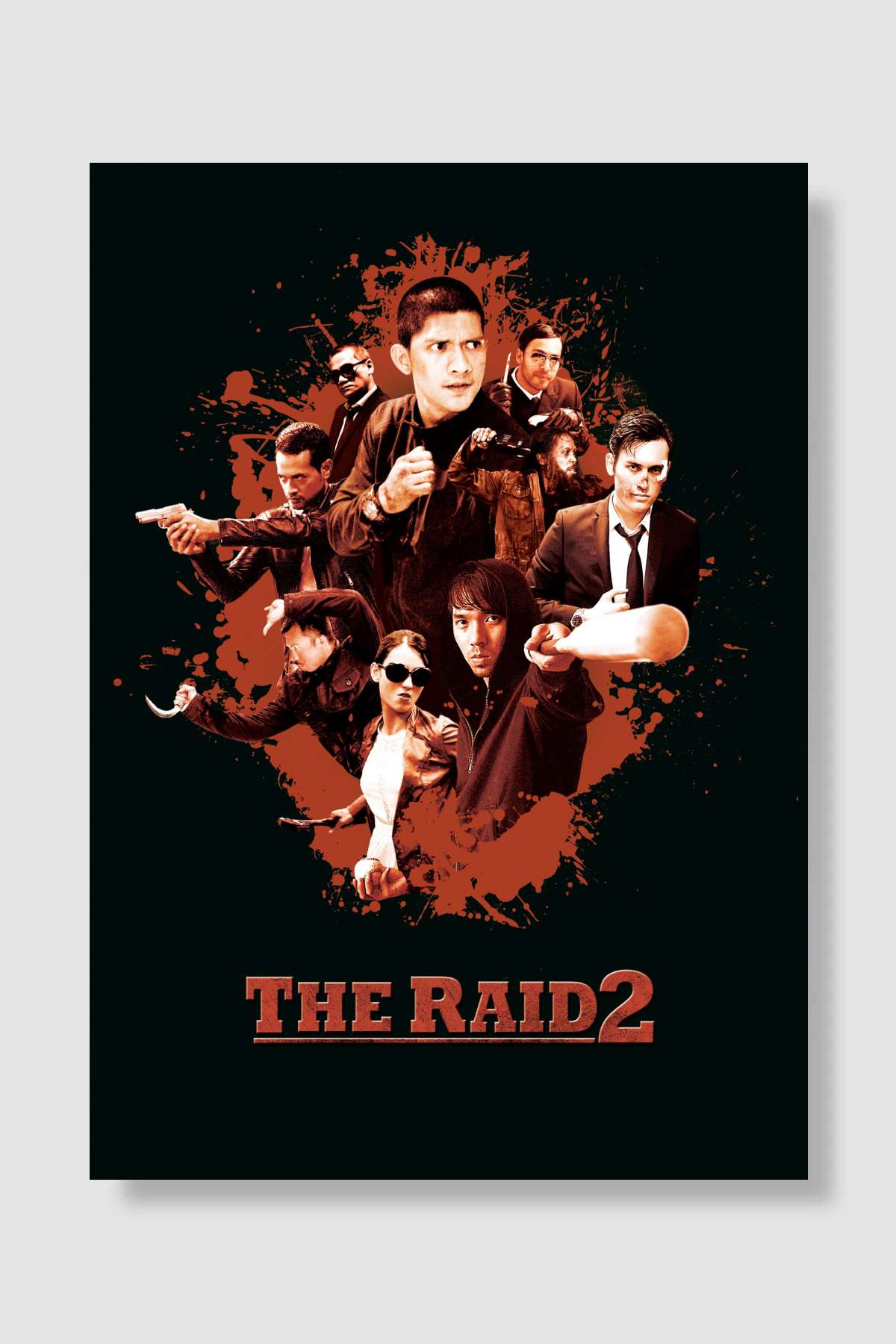 Baskın 2 - The Raid 2: Berandal Film Poster Çerçevesiz Yüksek Kalite Film Afiş Duvar Poster