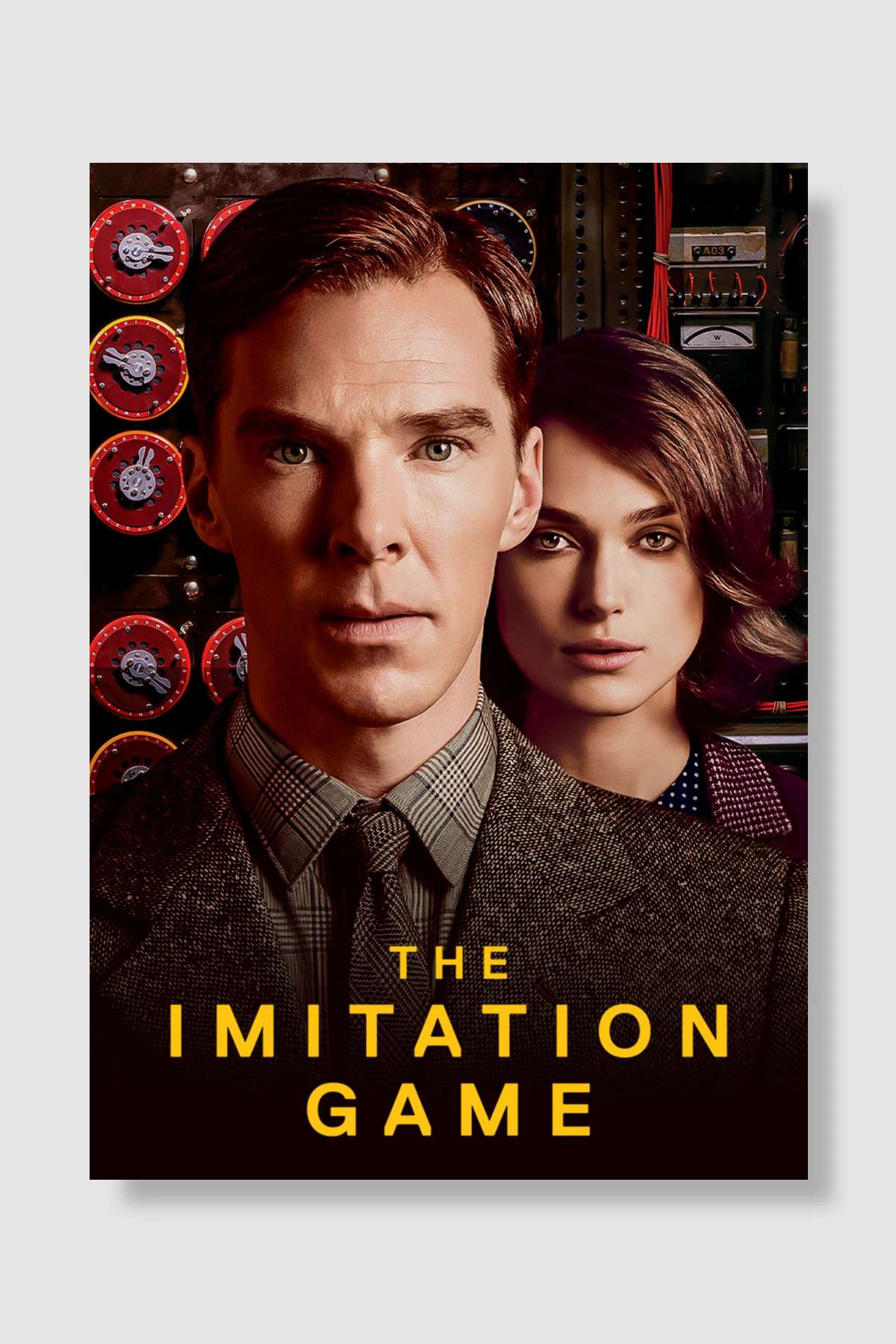 Enigma - The Imitation Game Film Poster Çerçevesiz Yüksek Kalite Film Afiş Duvar Poster