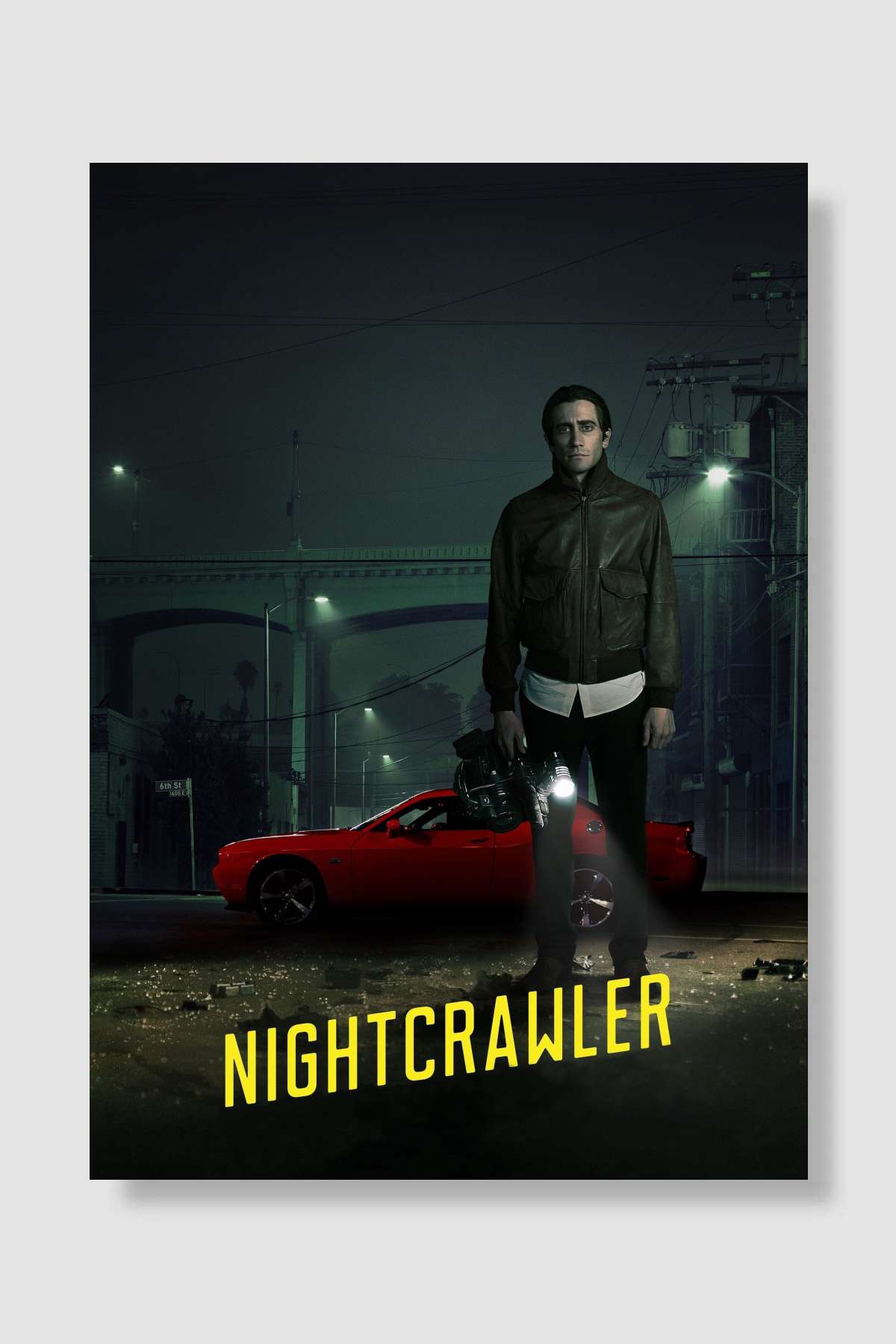 Gece Vurgunu - Nightcrawler Film Poster Çerçevesiz Yüksek Kalite Film Afiş Duvar Poster
