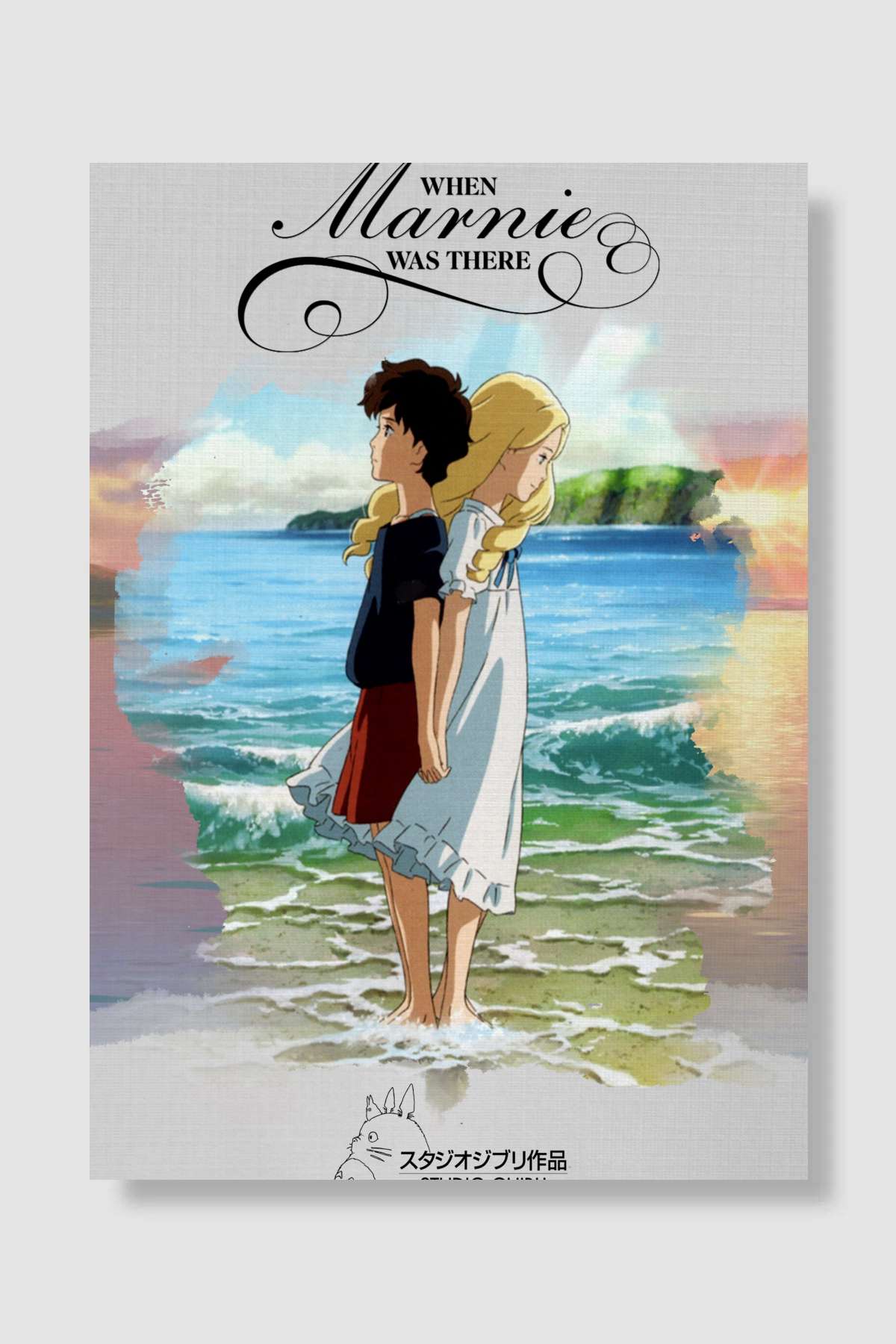 Marnie Oradayken - 思い出のマーニー Film Poster Çerçevesiz Yüksek Kalite Film Afiş Duvar Poster