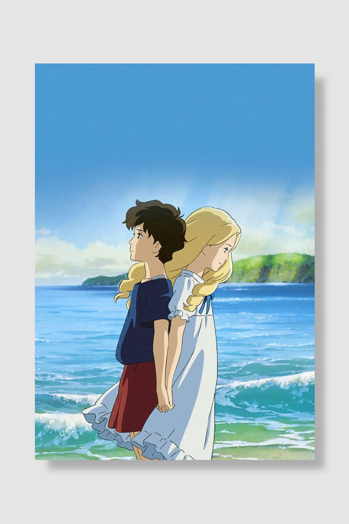 Marnie Oradayken - 思い出のマーニー Film Poster Çerçevesiz Yüksek Kalite Film Afiş Duvar Poster