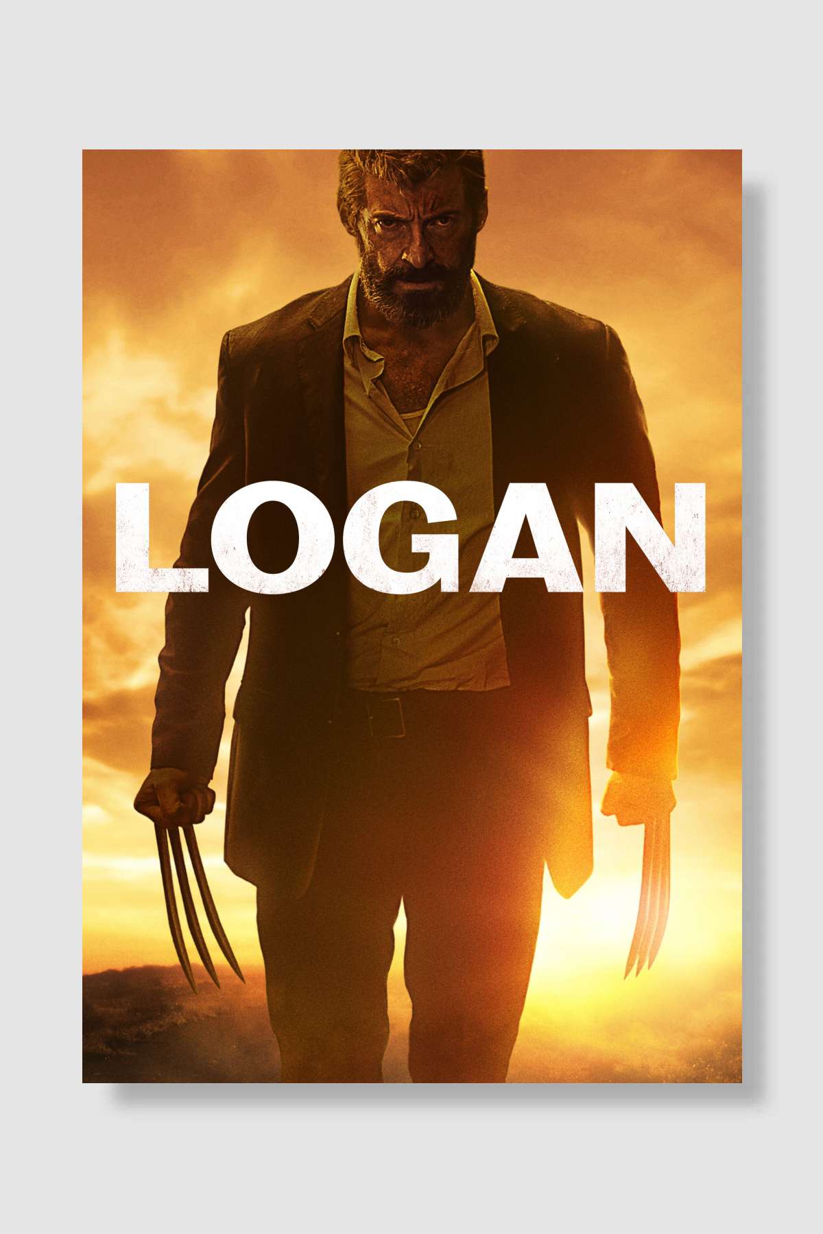 Logan: Wolverine - Logan Film Poster Çerçevesiz Yüksek Kalite Film Afiş Duvar Poster