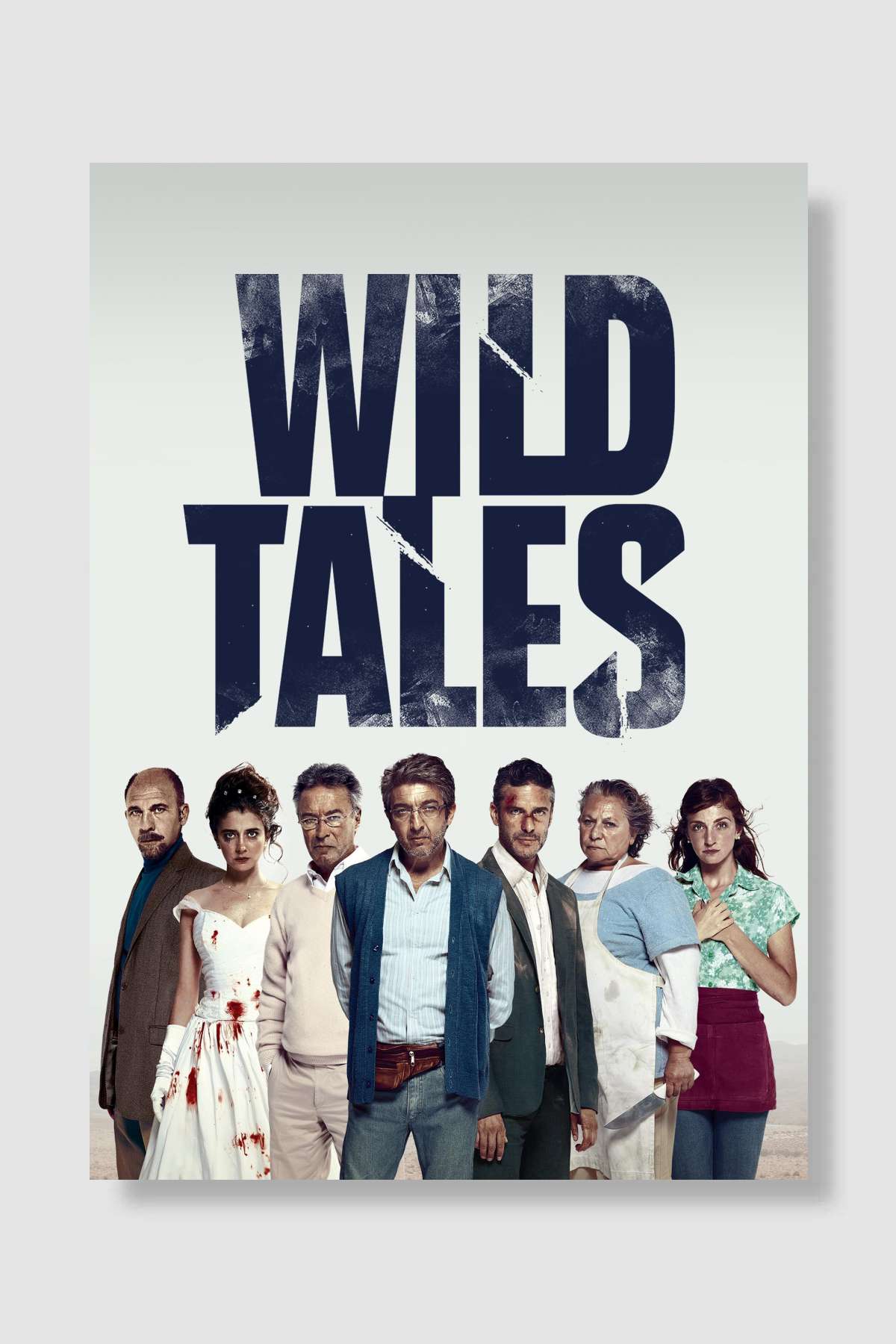 Asabiyim Ben - Relatos salvajes Film Poster Çerçevesiz Yüksek Kalite Film Afiş Duvar Poster