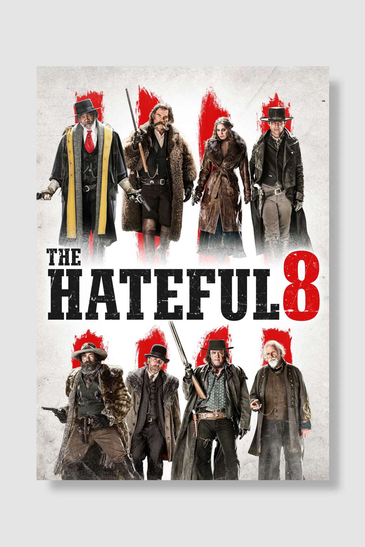 The Hateful Eight Film Poster Çerçevesiz Yüksek Kalite Film Afiş Duvar Poster