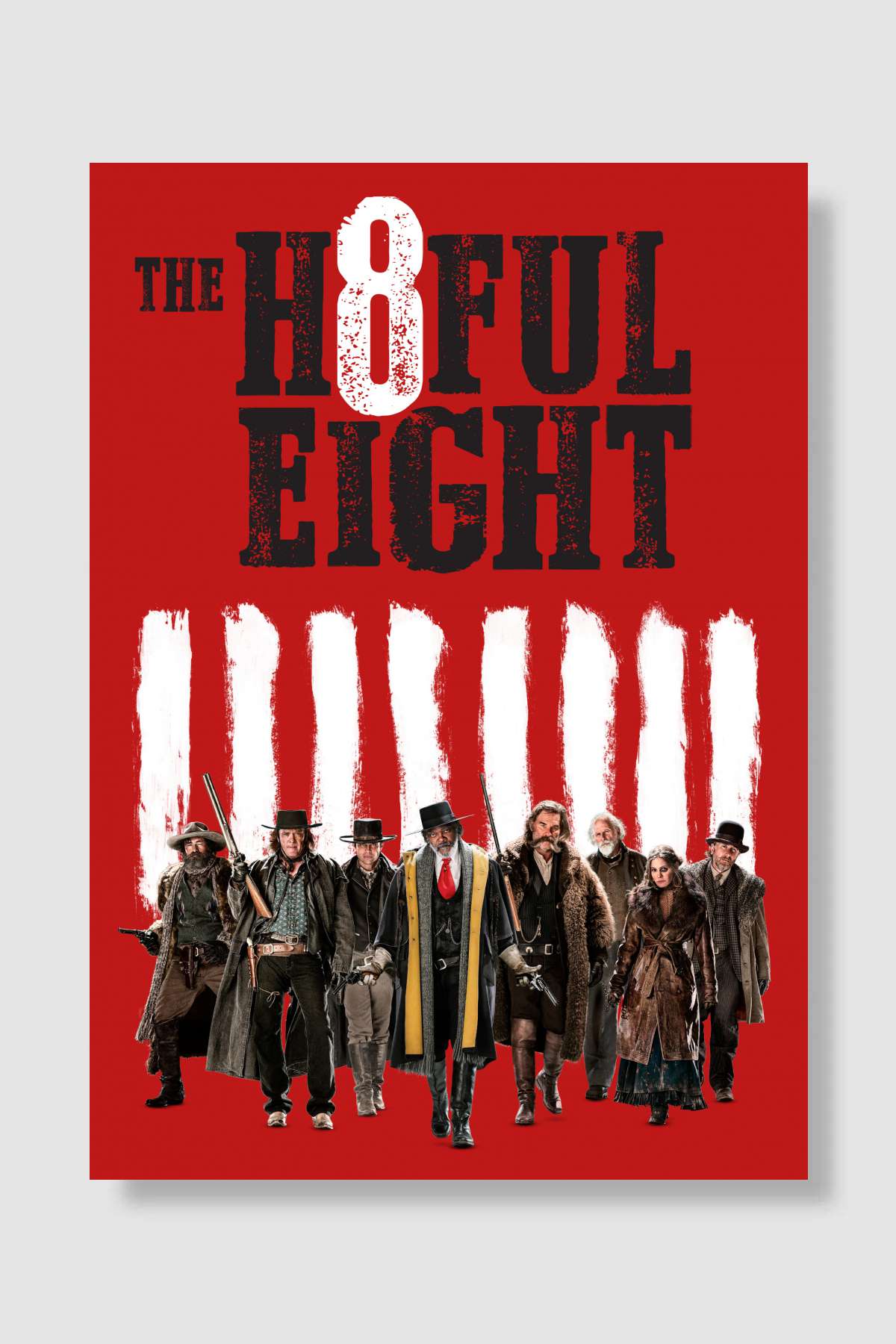 The Hateful Eight Film Poster Çerçevesiz Yüksek Kalite Film Afiş Duvar Poster