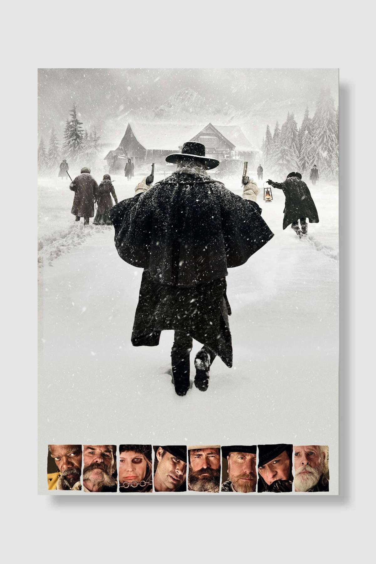 The Hateful Eight Film Poster Çerçevesiz Yüksek Kalite Film Afiş Duvar Poster