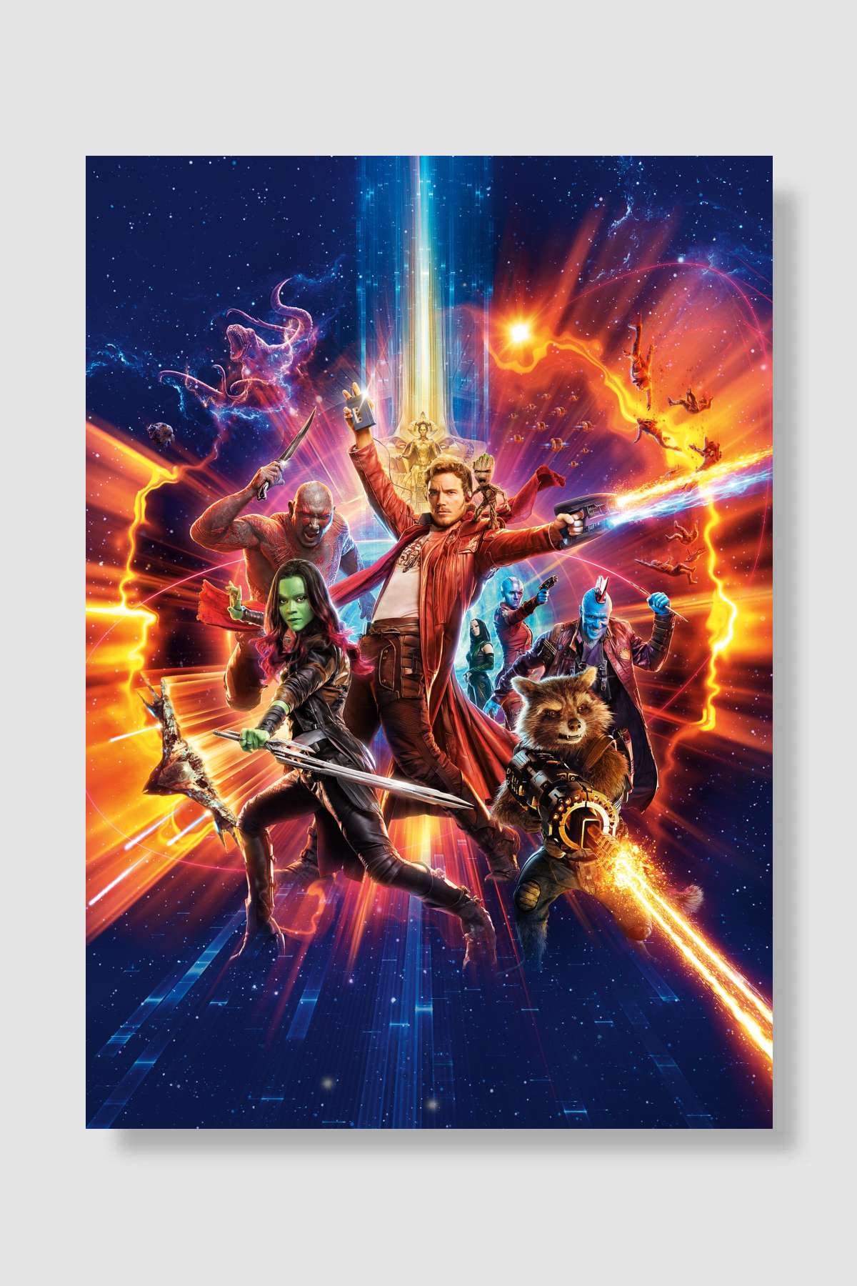 Galaksinin Koruyucuları 2 - Guardians of the Galaxy Vol. 2 Film Poster Çerçevesiz Yüksek Kalite Film Afiş Duvar Poster