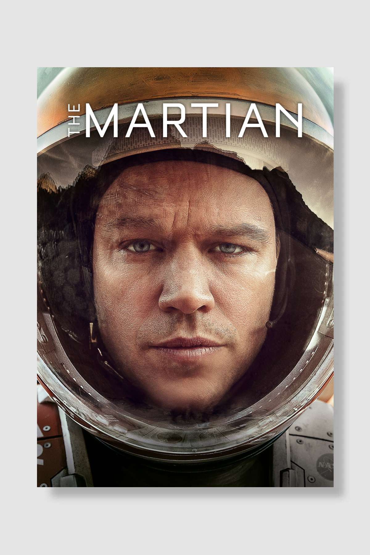 Marslı - The Martian Film Poster Çerçevesiz Yüksek Kalite Film Afiş Duvar Poster