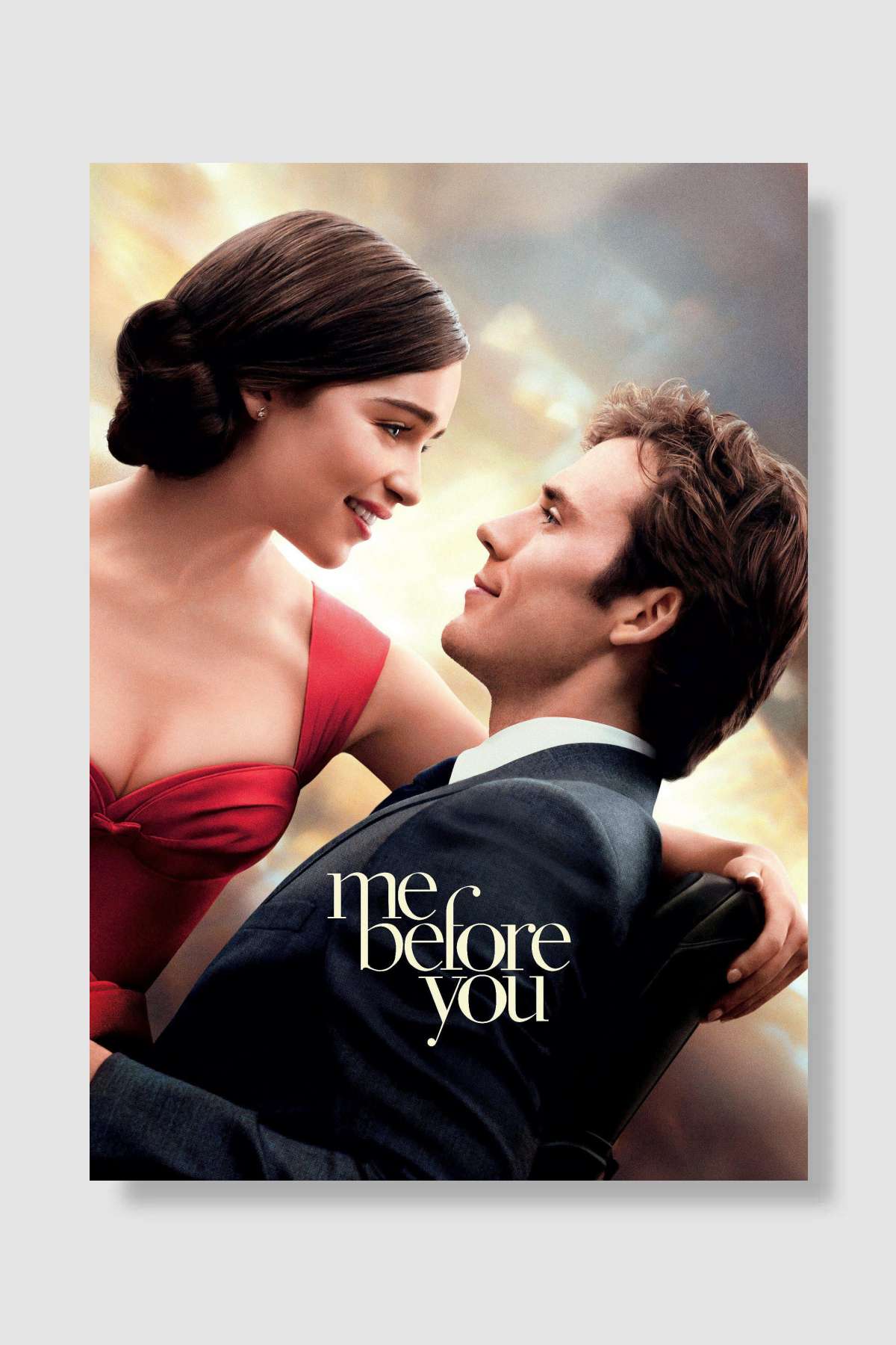 Senden Önce Ben - Me Before You Film Poster Çerçevesiz Yüksek Kalite Film Afiş Duvar Poster