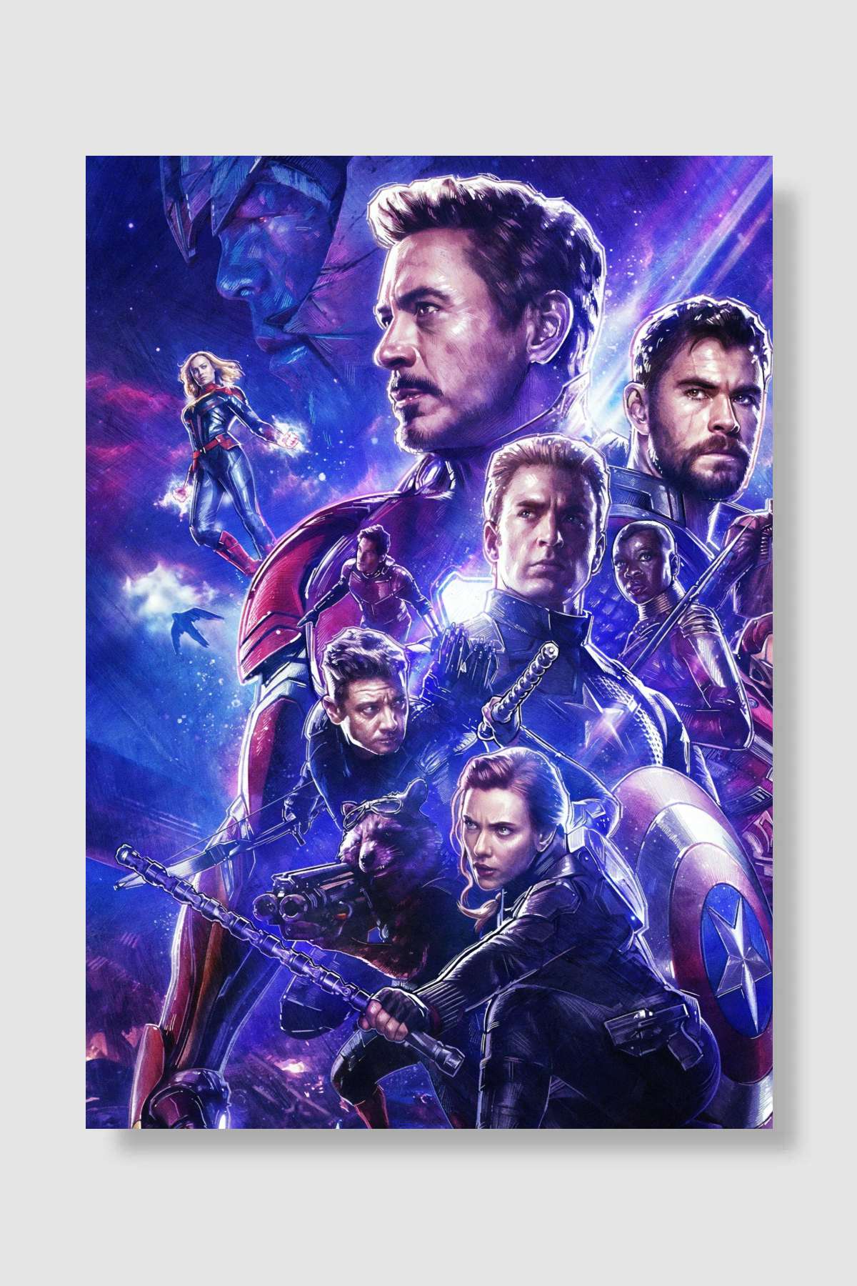 Avengers: Endgame Film Poster Çerçevesiz Yüksek Kalite Film Afiş Duvar Poster