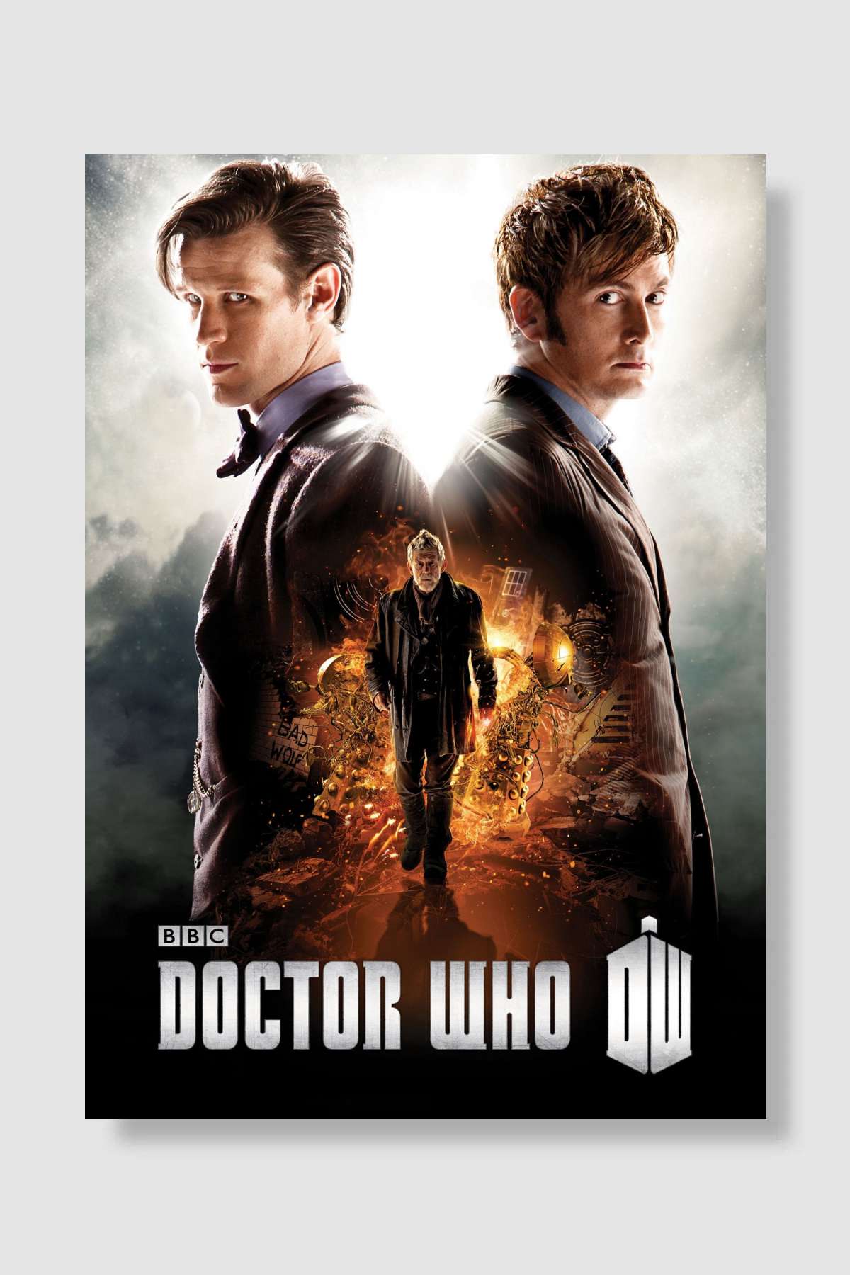 Doctor Who: The Day of the Doctor Film Poster Çerçevesiz Yüksek Kalite Film Afiş Duvar Poster